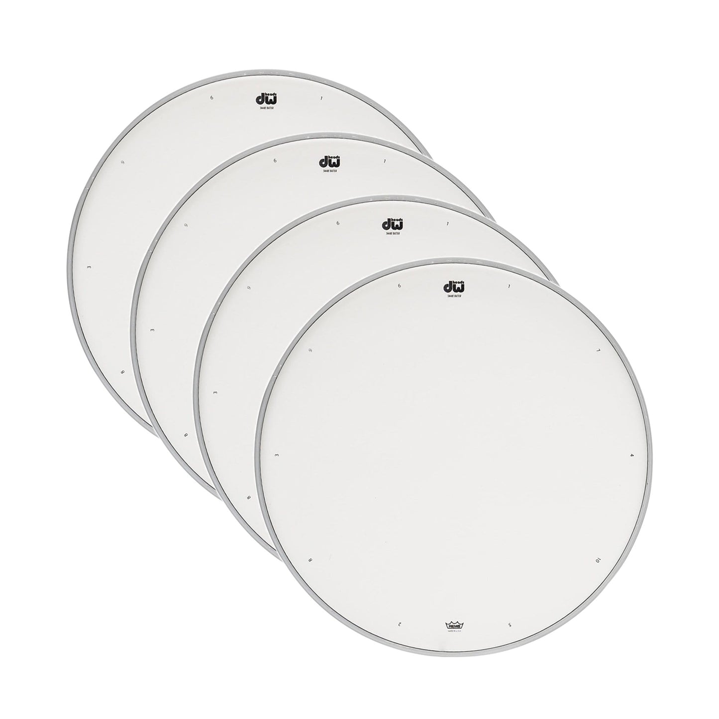 DW 13" Coated Snare Drum Batter Head (4 Pack Bundle) Drums and Percussion / Parts and Accessories / Heads