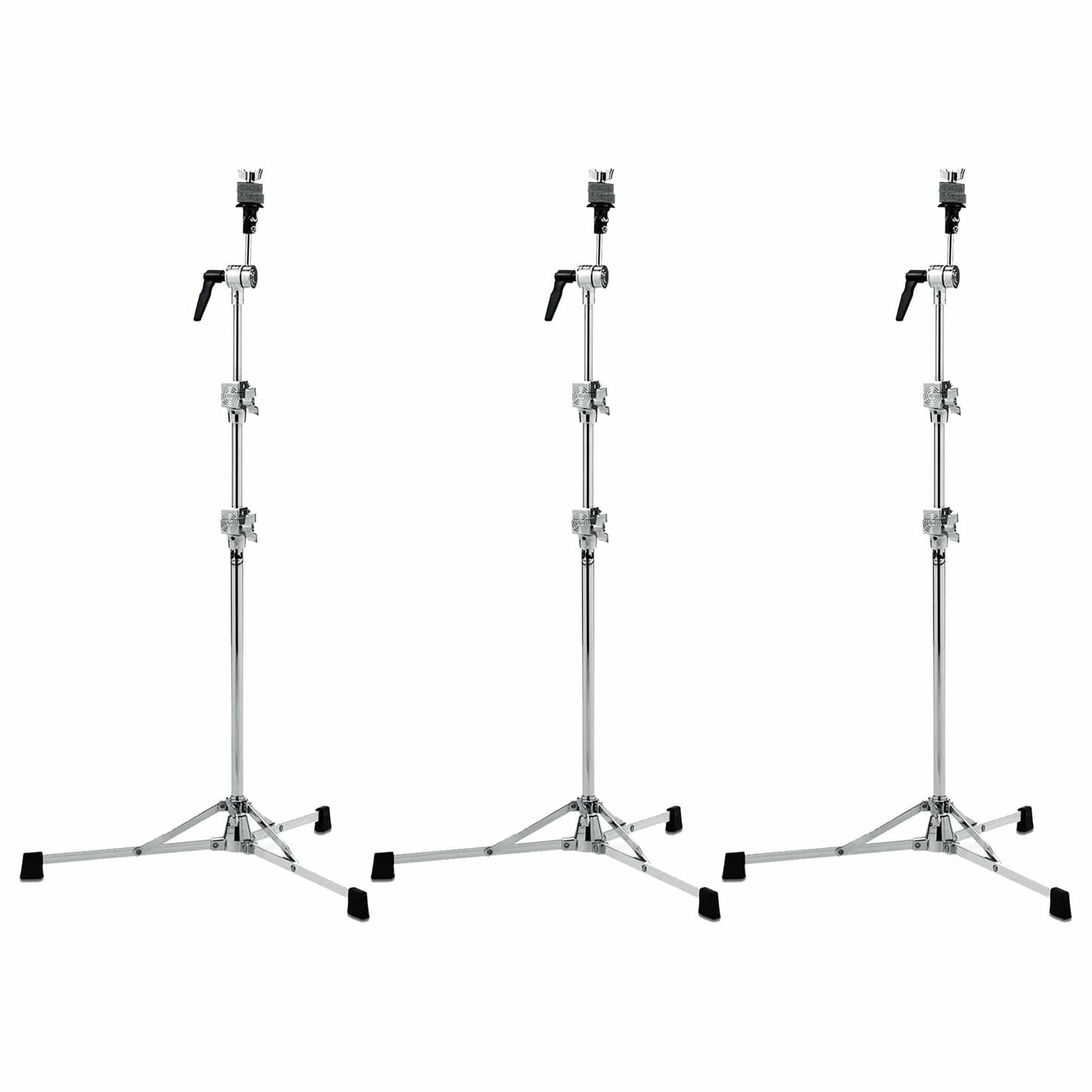 DW 6710 Straight Cymbal Stand Flat Base (3 Pack Bundle) Drums and Percussion / Parts and Accessories / Stands