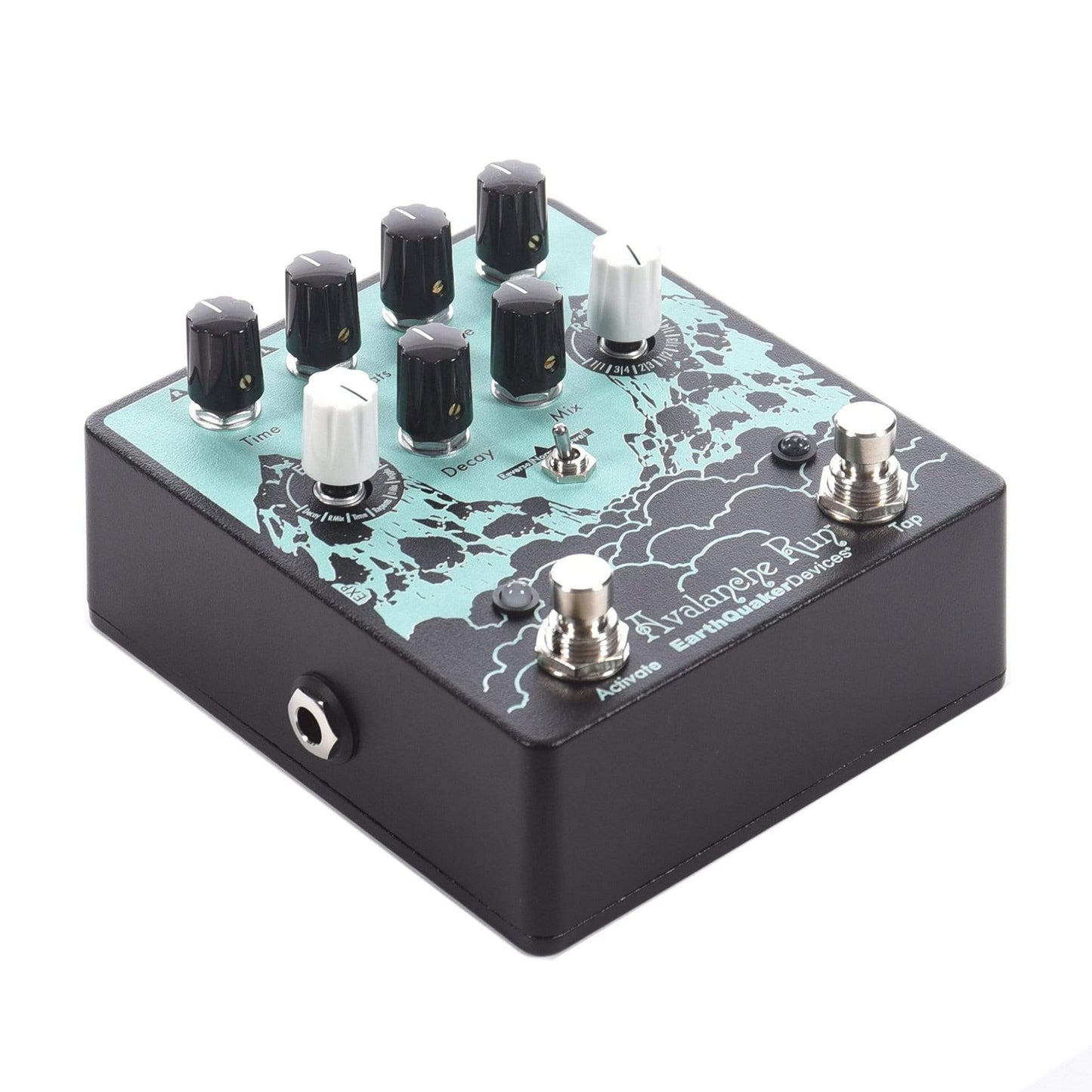 Earthquaker Devices Avalanche Run Stereo Delay & Reverb V2 Mint Green & Black Effects and Pedals / Delay