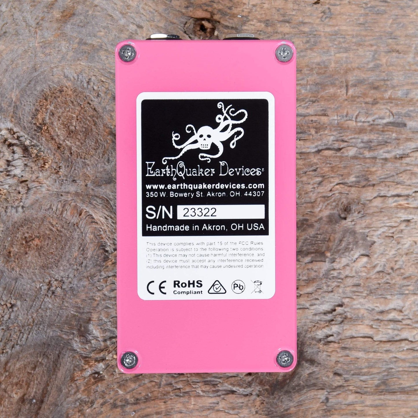 Earthquaker Devices Dispatch Master Delay & Reverb V3 Heather Pink & Black Effects and Pedals / Delay