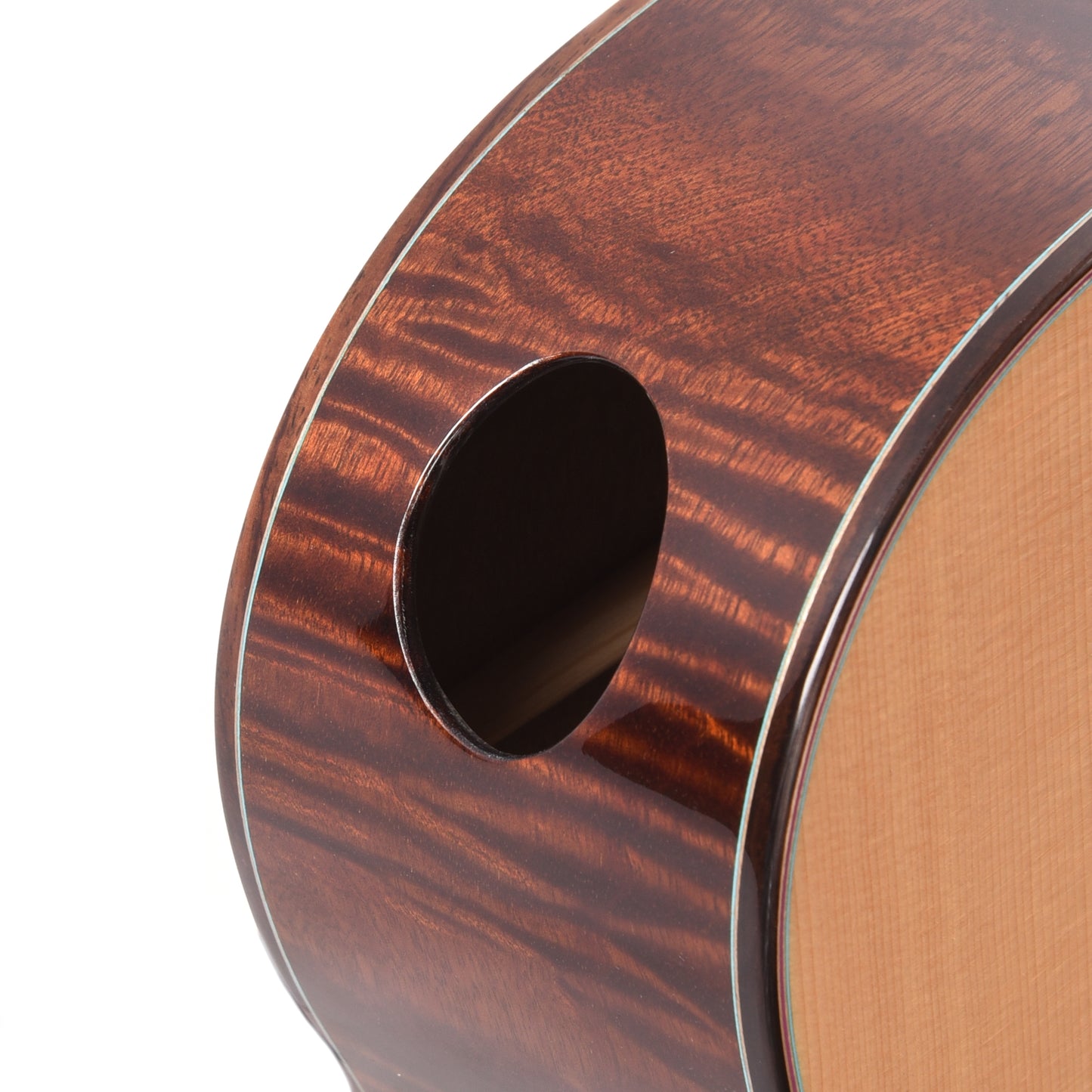 Eastman L-OM-QS European Spruce/AA Quilted Sapele OM Natural Acoustic Guitars / OM and Auditorium