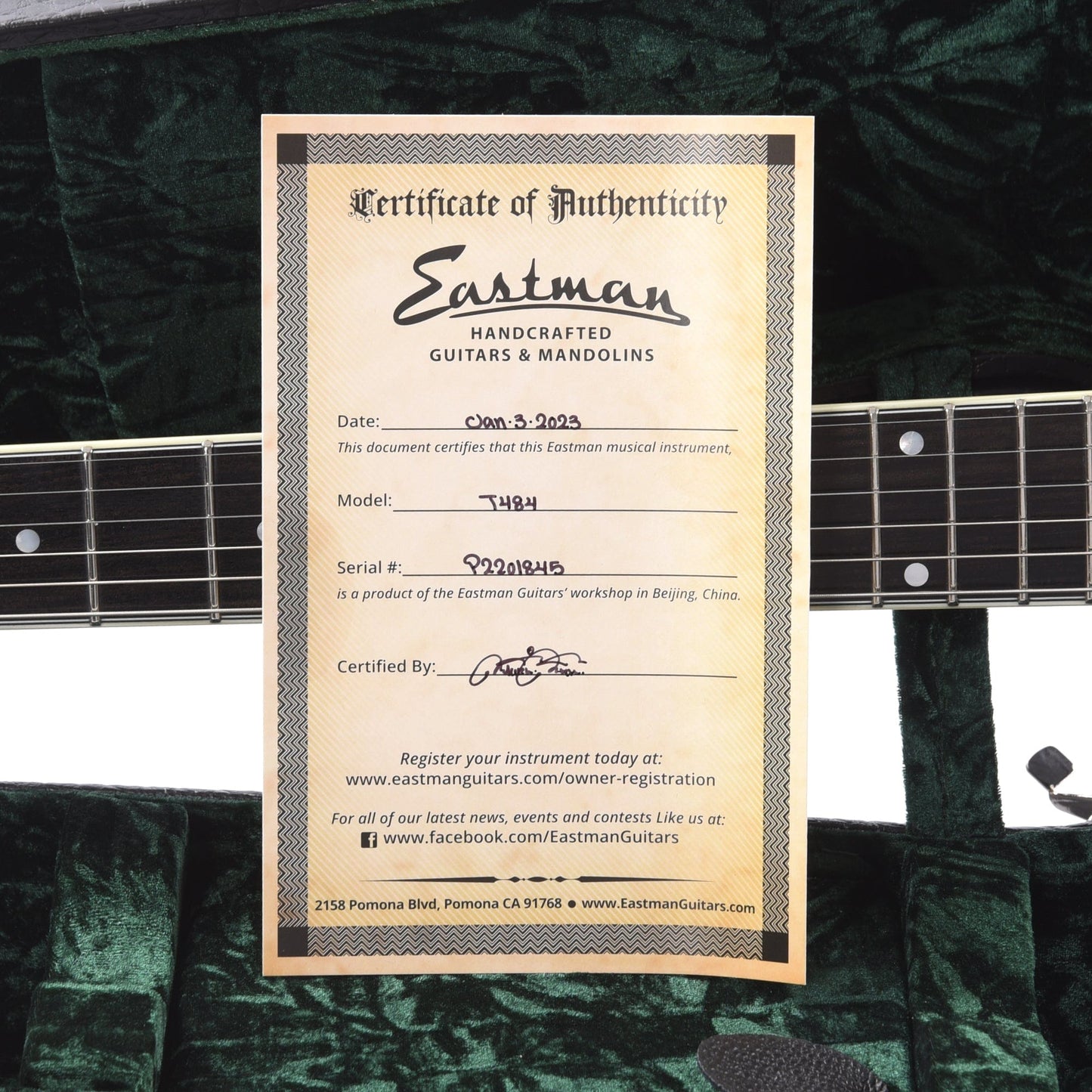 Eastman T484 Thinline Classic Electric Guitars / Semi-Hollow