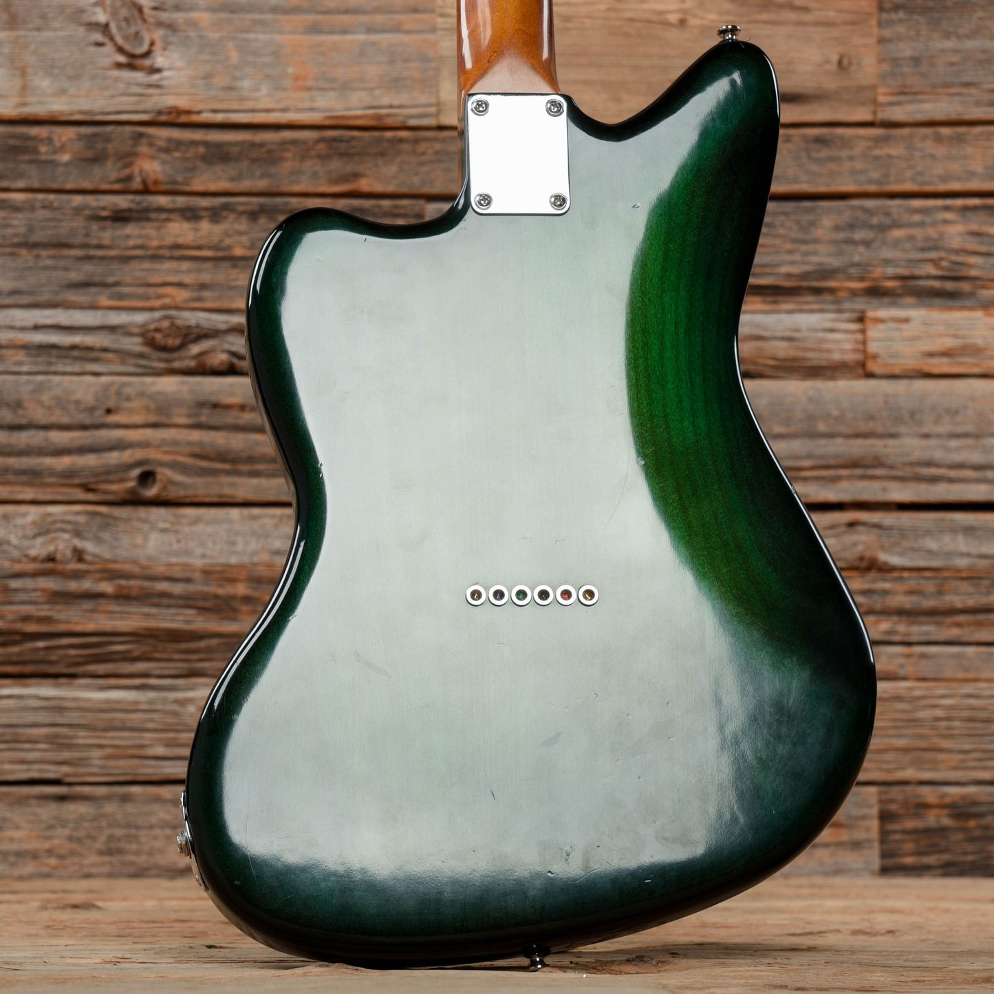 Electra-Vox Ultra Deluxe Green Burst Electric Guitars / Solid Body