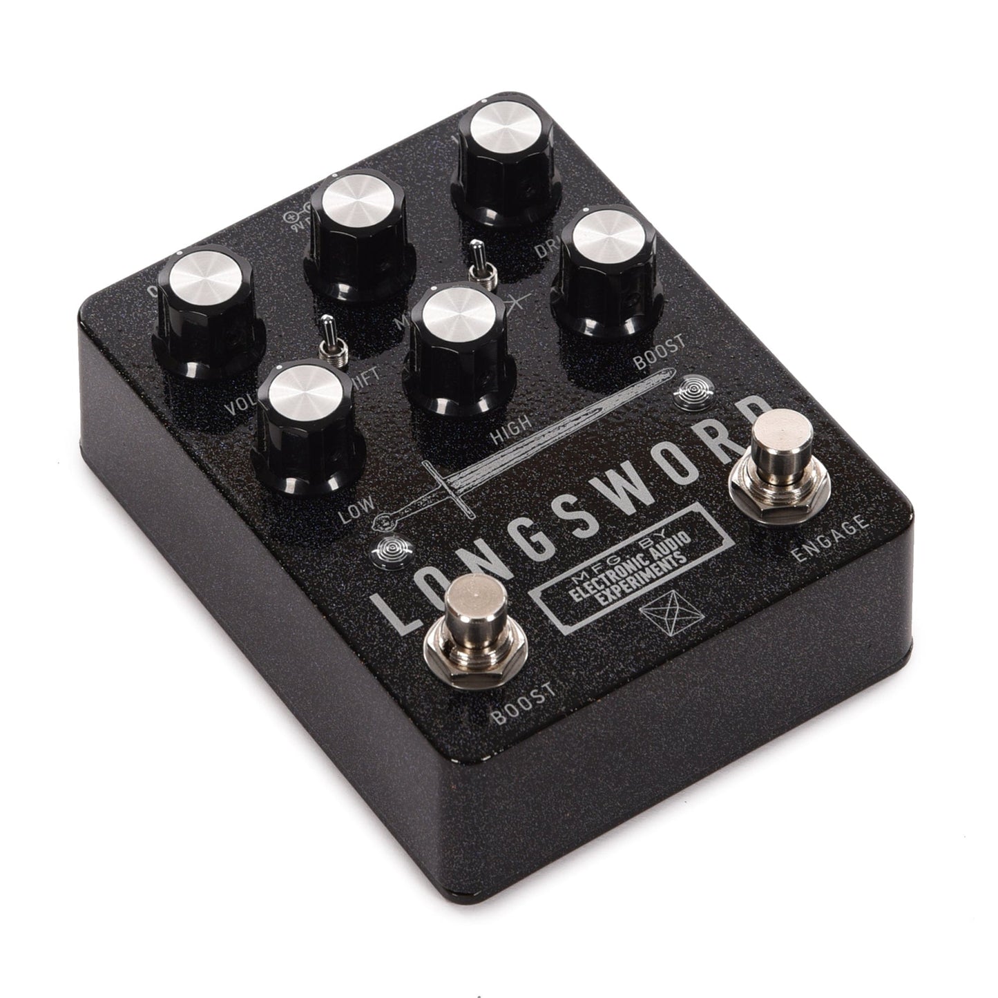 Electronic Audio Experiments Longsword Overdrive Pedal Black Effects and Pedals / Overdrive and Boost