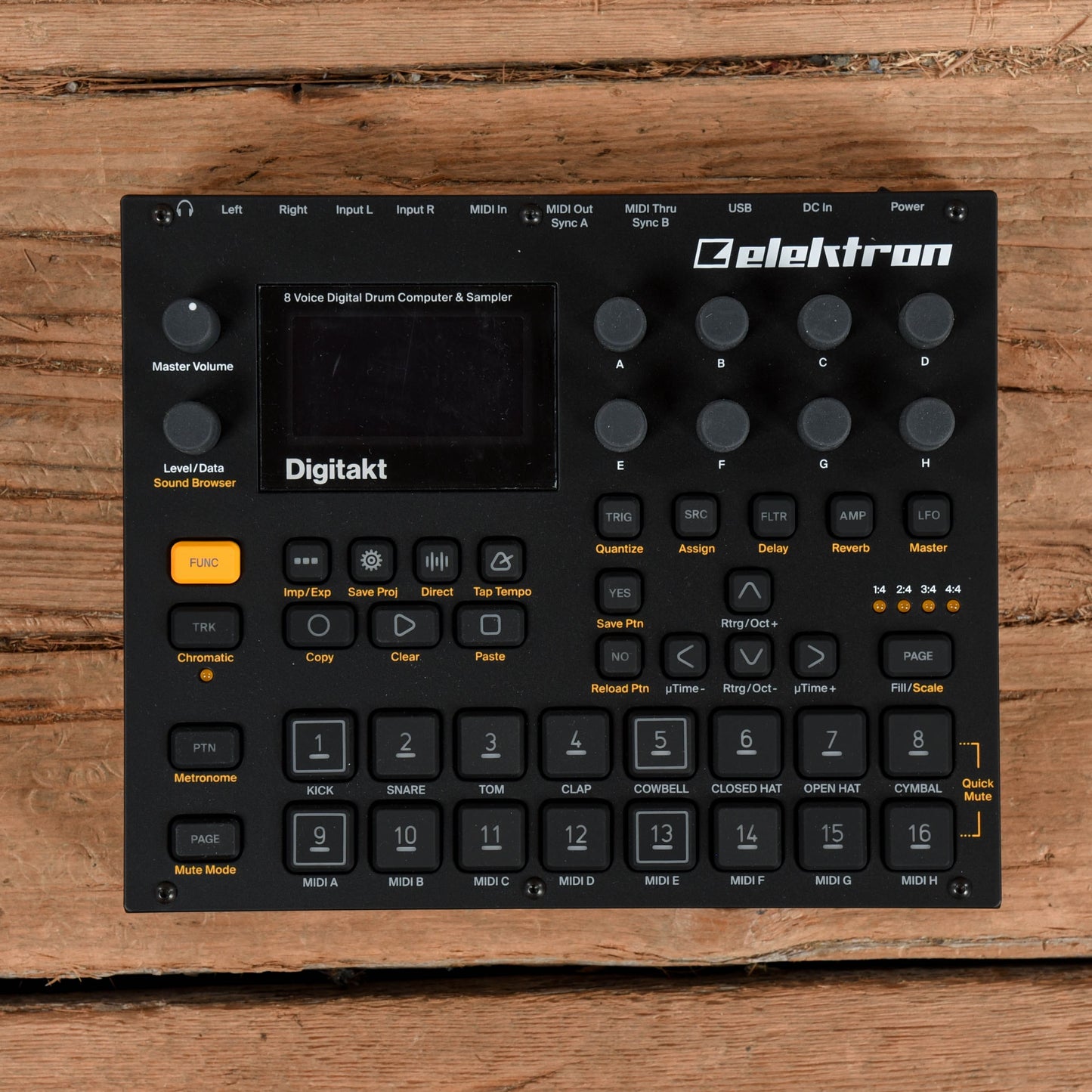 Elektron Digitakt 8-Voice Digital Drum Machine & Sampler Drums and Percussion / Drum Machines and Samplers