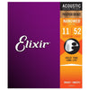 Elixir 16027 Acoustic PB Nano Custom Light 11-52 (12 Pack Bundle) Accessories / Strings / Guitar Strings