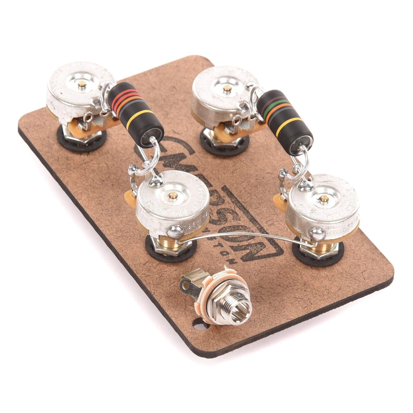 Emerson Custom Prewired Kit for Les Paul Long Shaft 3/4" (500K Pots, 0.022Uf & 0.015Uf Bumblebee) Electric Guitars / Solid Body