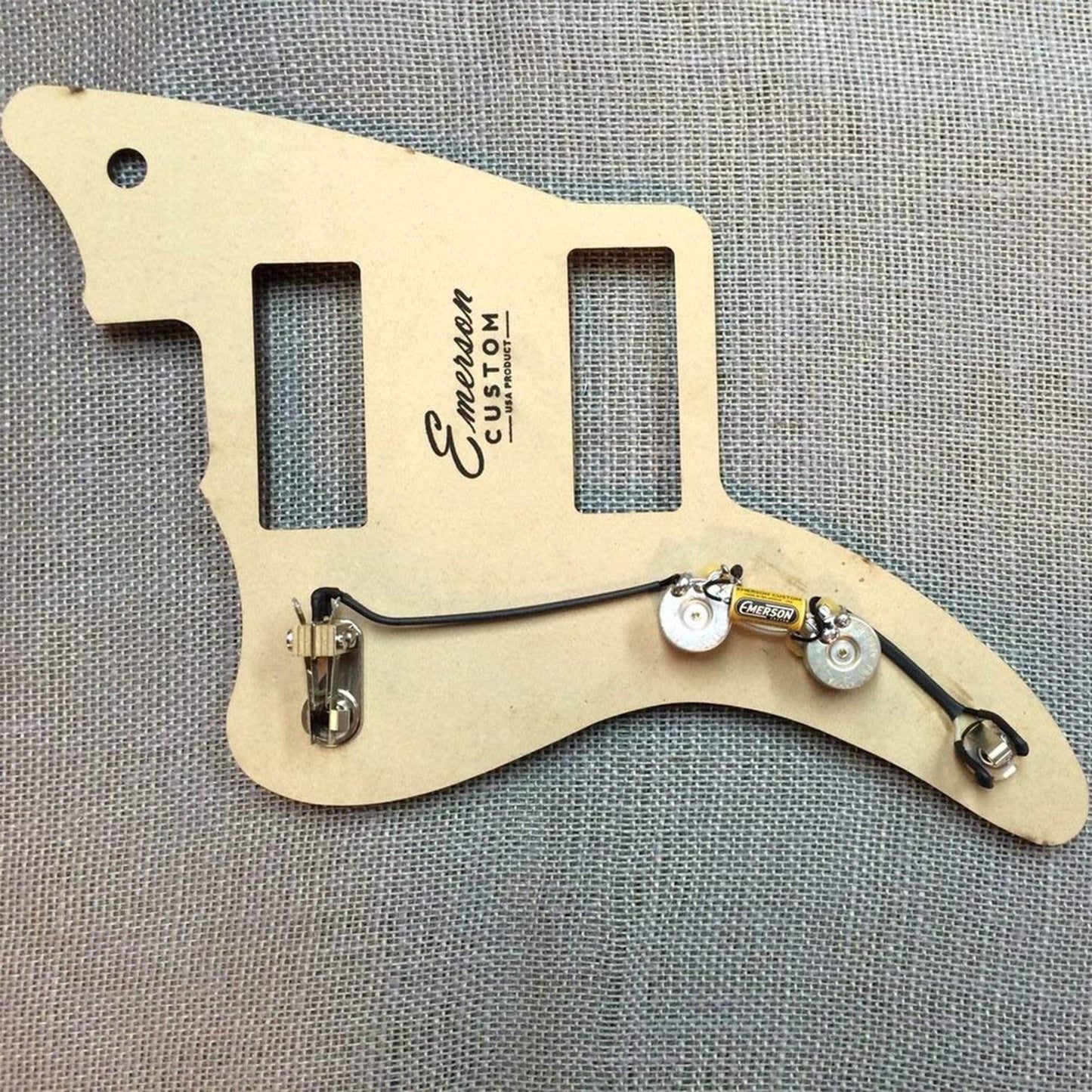 Emerson Custom Prewired Kit for Jazzmaster Standard (500K Ohm Pots & 0.022Uf Cap, No Rhythm Circuit) Parts / Guitar Pickups