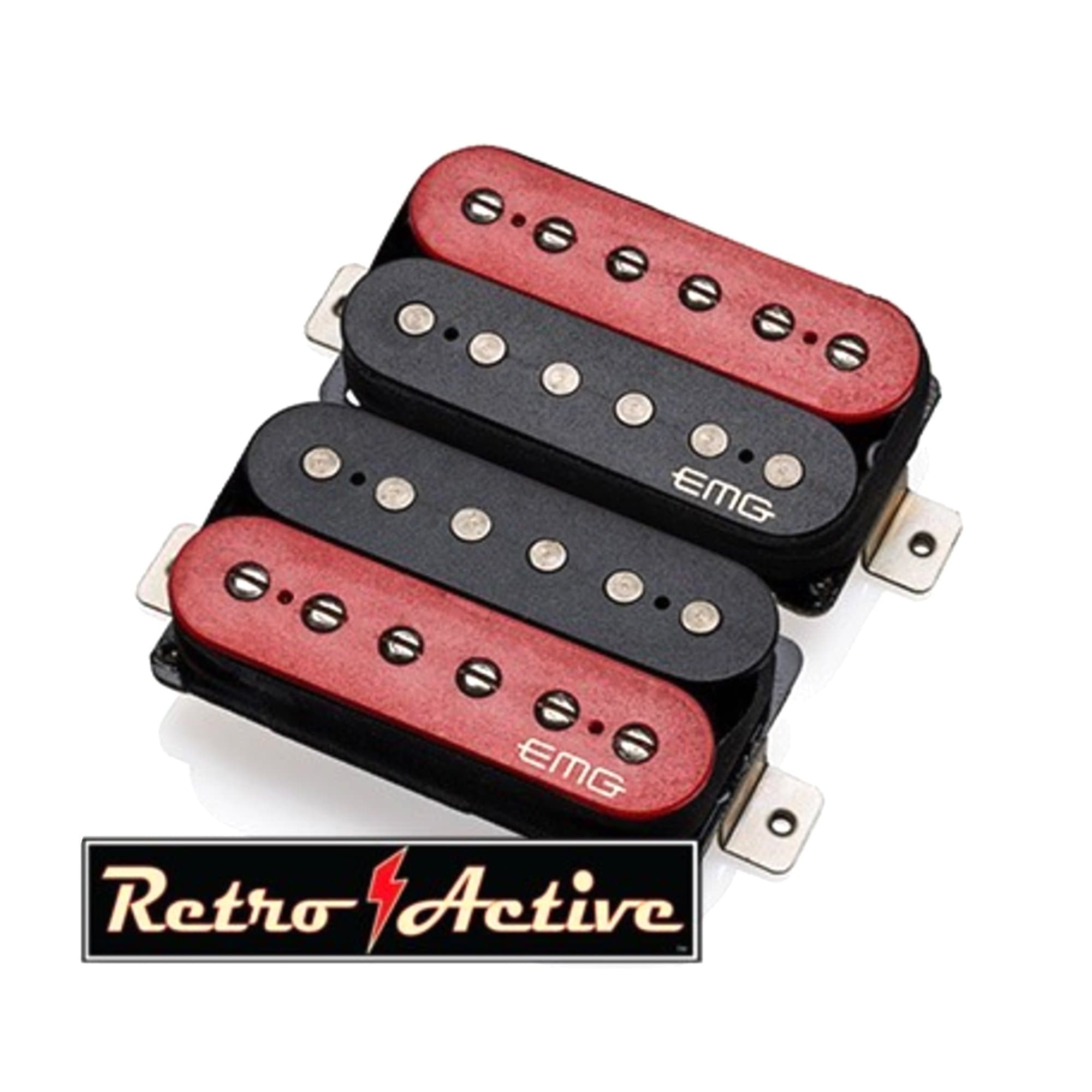 EMG Retro Active Hot 70 Set Red Black Chicago Music Exchange emg-retro-active-hot-70-set-red-black-chicago-music-exchange