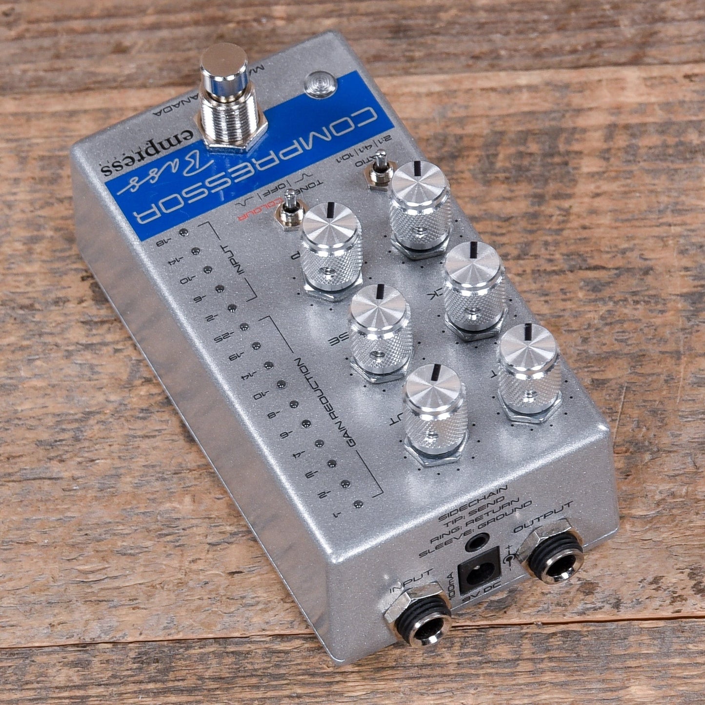 Empress Bass Compressor Silver Effects and Pedals / Bass Pedals