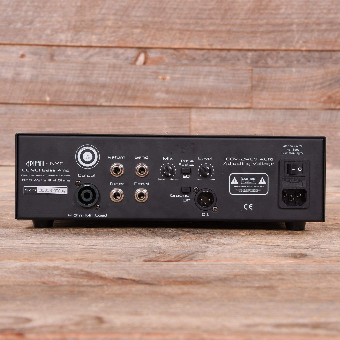 Epifani UL-901 1000W Bass Head 2 Ohms Amps / Bass Heads