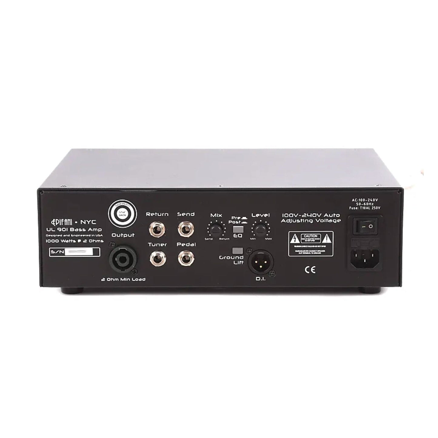Epifani UL-901 1000W Bass Head 4 Ohms Amps / Bass Heads