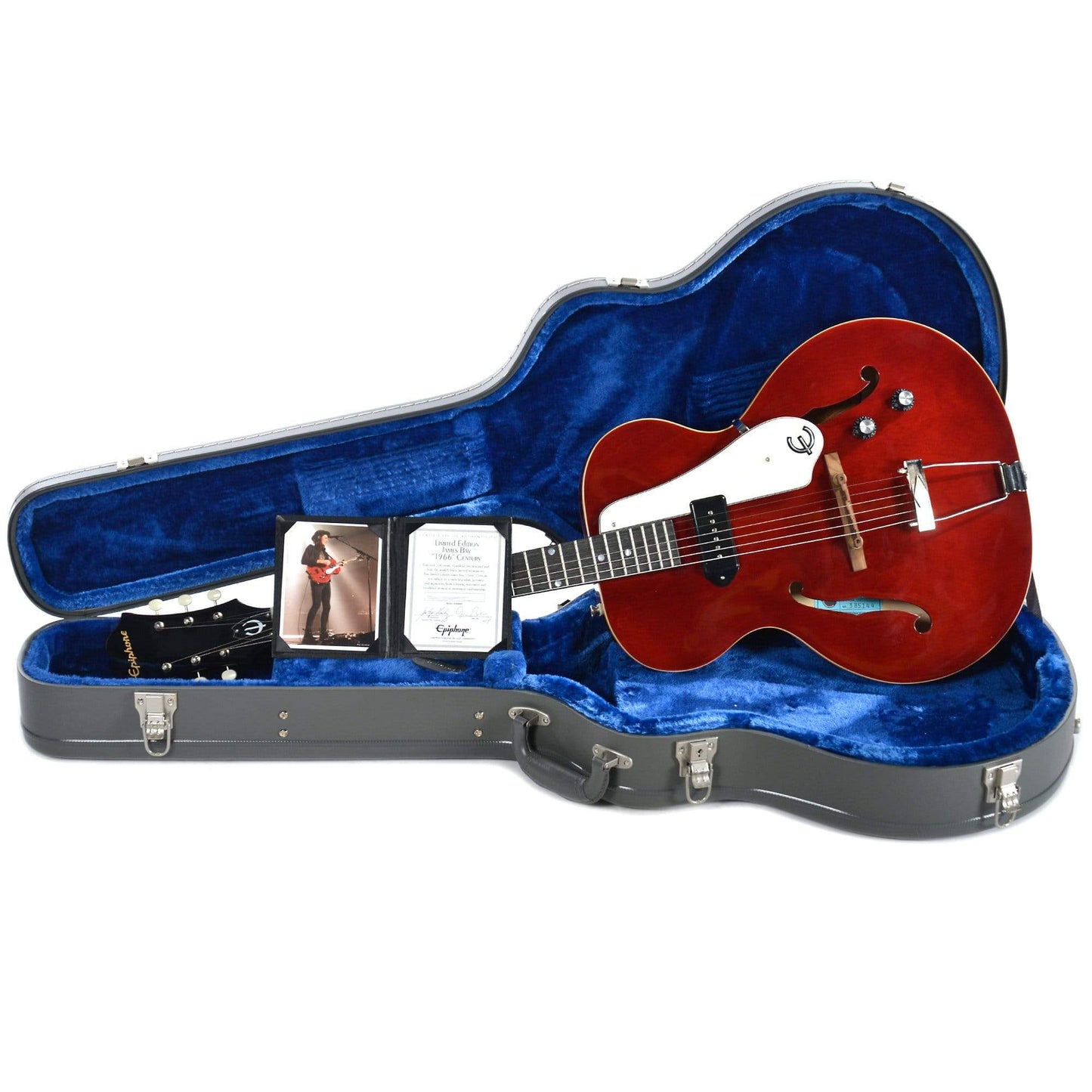 Epiphone Limited Edition James Bay Century Cherry Outfit w/Hardshell Case Electric Guitars / Archtop