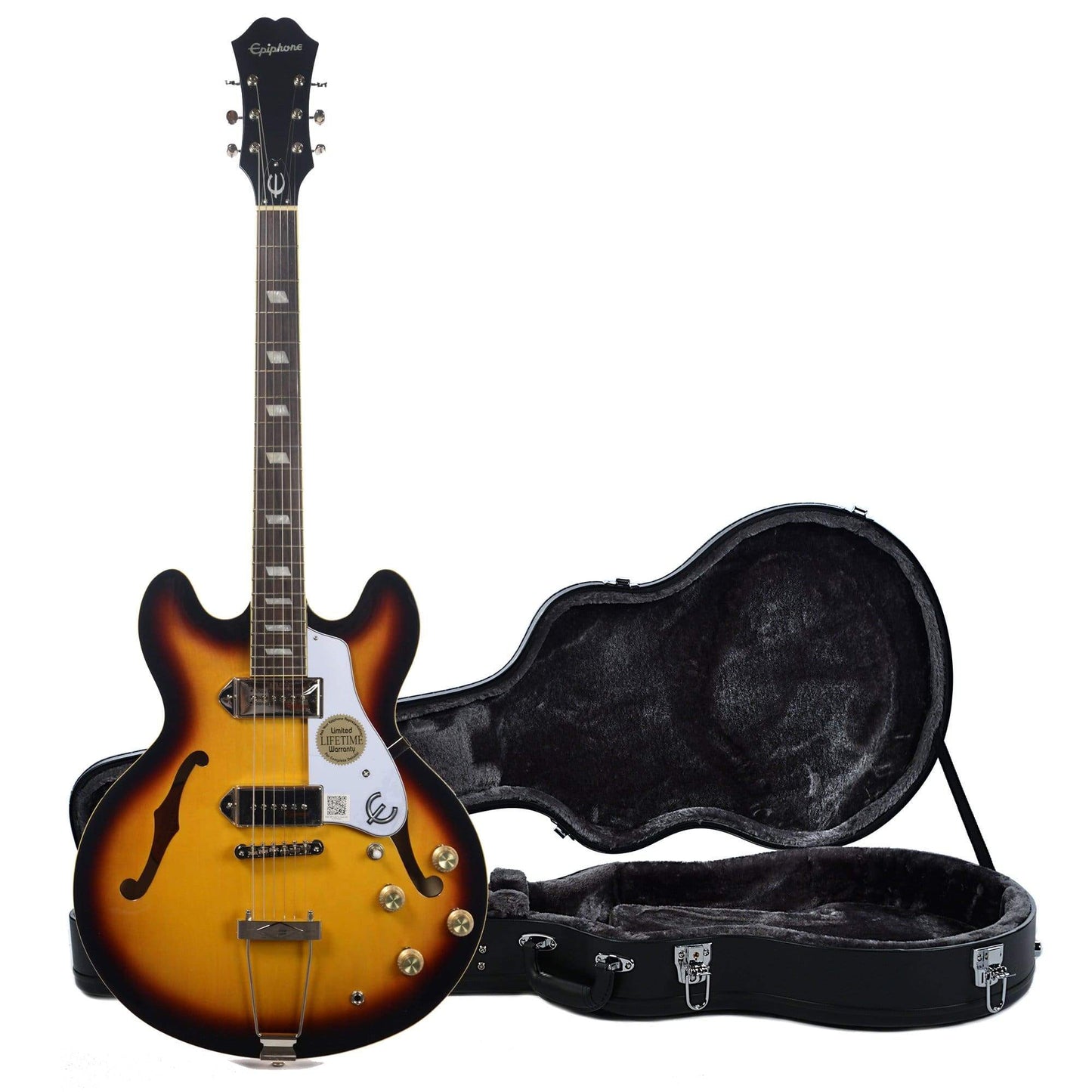 Epiphone Casino Vintage Sunburst w/Hardshell Case Electric Guitars / Hollow Body