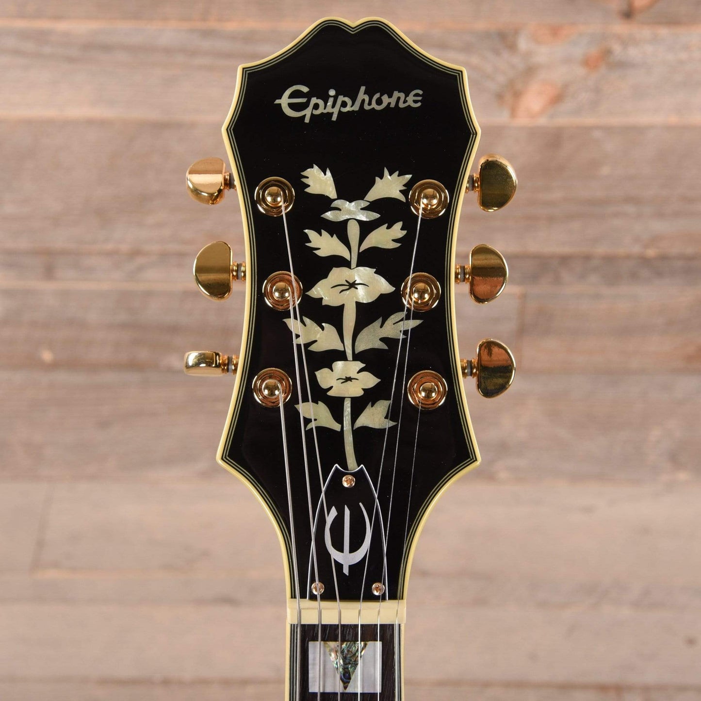Epiphone Sheraton-II Ebony Electric Guitars / Semi-Hollow