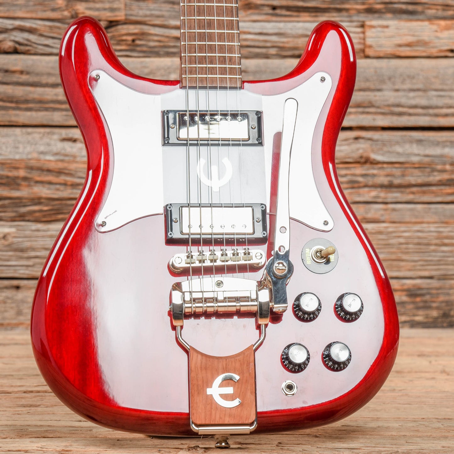 Epiphone Crestwood Custom Tremotone Cherry Electric Guitars / Solid Body