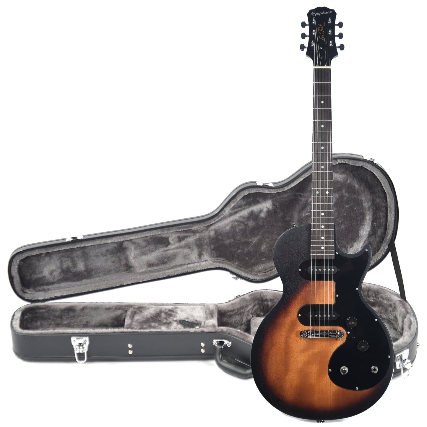 Epiphone LP SL Vintage Sunburst and Epiphone Hardshell Case Bundle Electric Guitars / Solid Body