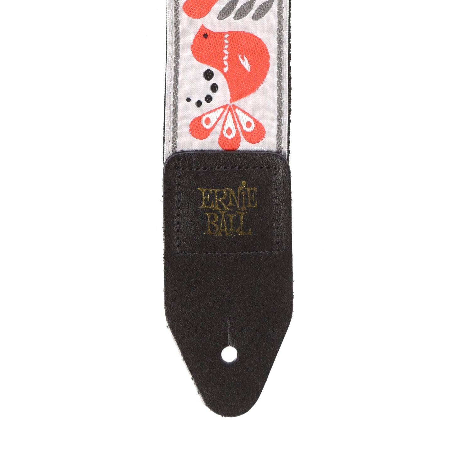 Ernie Ball Red Bird Winter Jacquard Guitar Strap Accessories / Straps