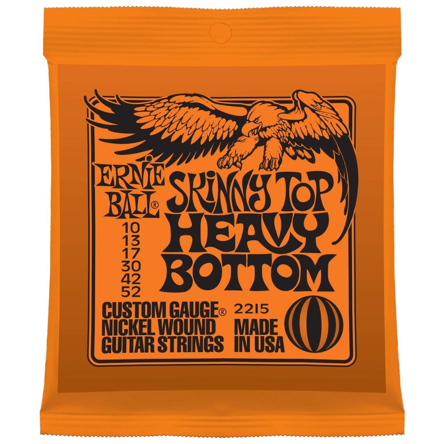 Ernie Ball 2215 Skinny Top Hvy Bot 10-52 (6 Pack Bundle) Accessories / Strings / Guitar Strings