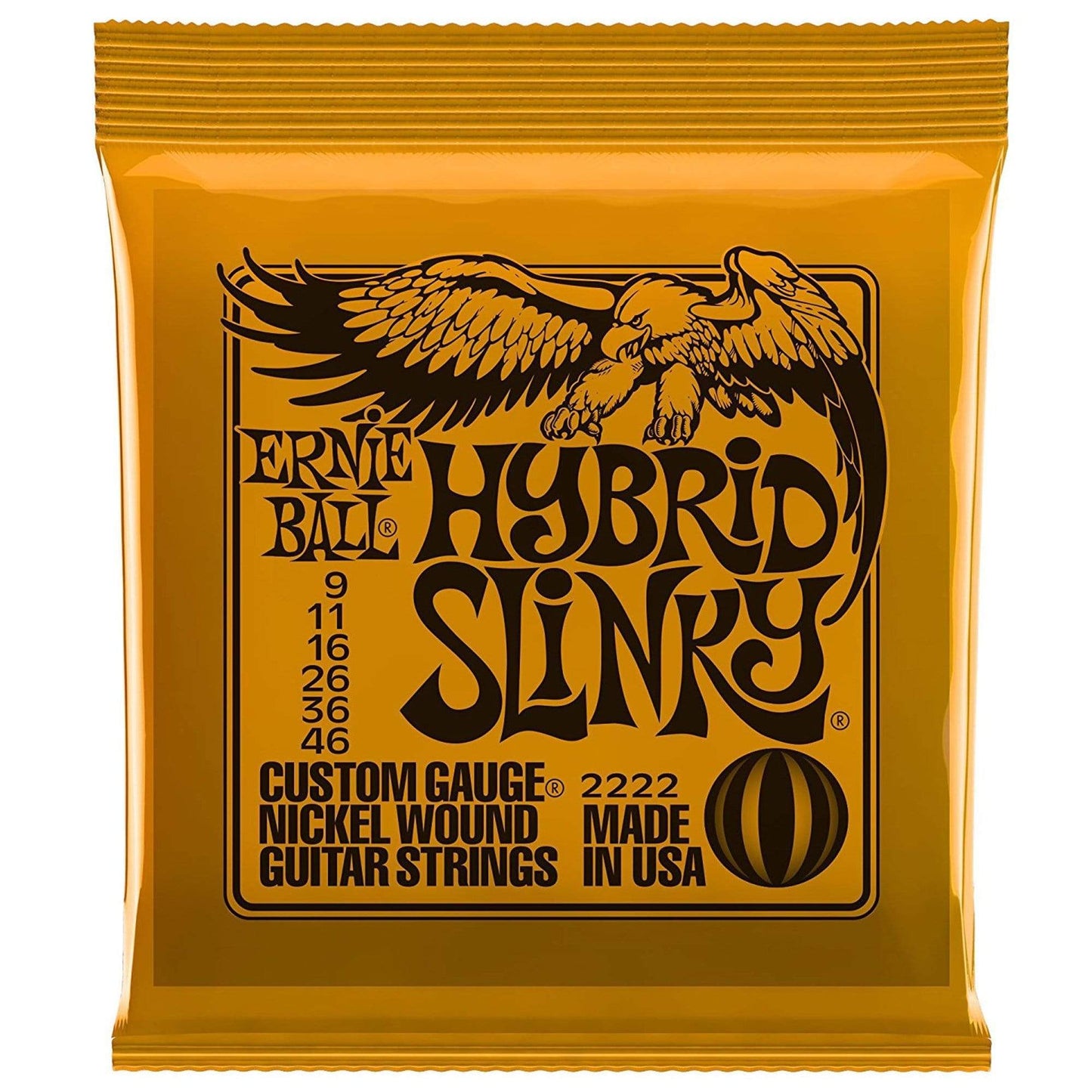Ernie Ball 2222 Hybrid Slinky 9-46 (3 Pack Bundle) Accessories / Strings / Guitar Strings