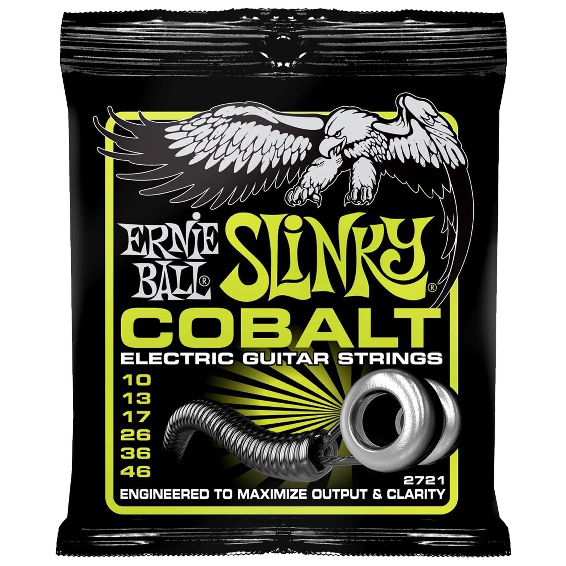 Ernie Ball 2721 Cobalt Regular Slinky 10-46 (12 Pack Bundle) Accessories / Strings / Guitar Strings