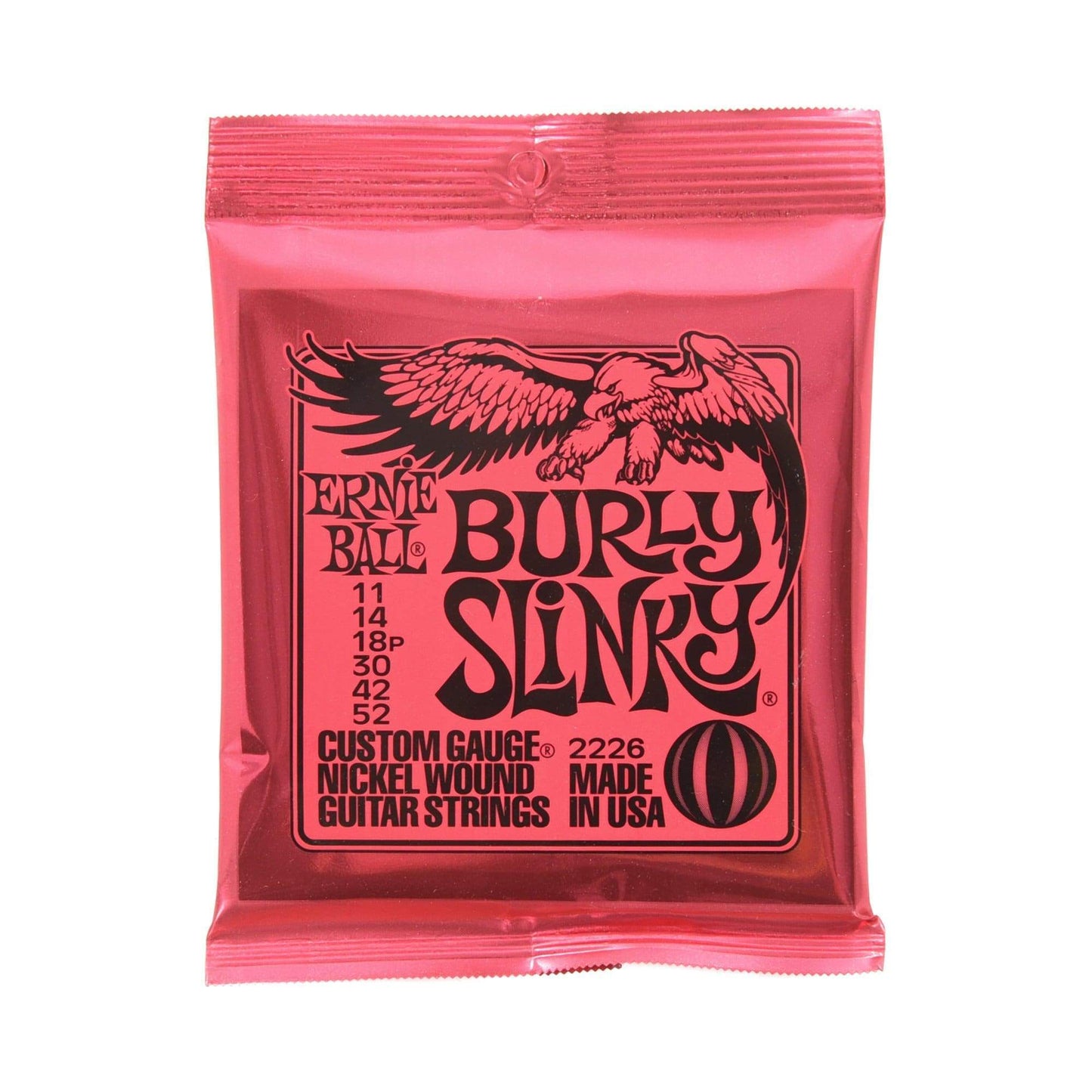 Ernie Ball Burly Slinky Nickelwound Electric Guitar Strings 11-52 Accessories / Strings / Guitar Strings