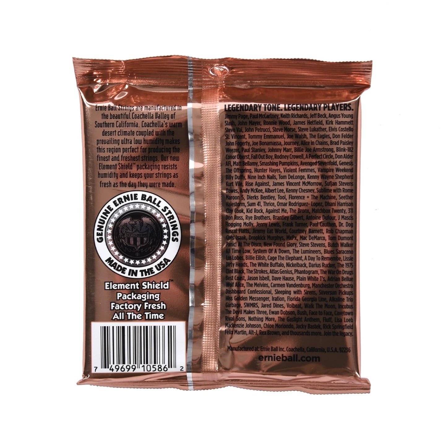 Ernie Ball Earthwood Custom Medium Acoustic Strings Phosphor Bronze 12.5-56 Accessories / Strings / Guitar Strings