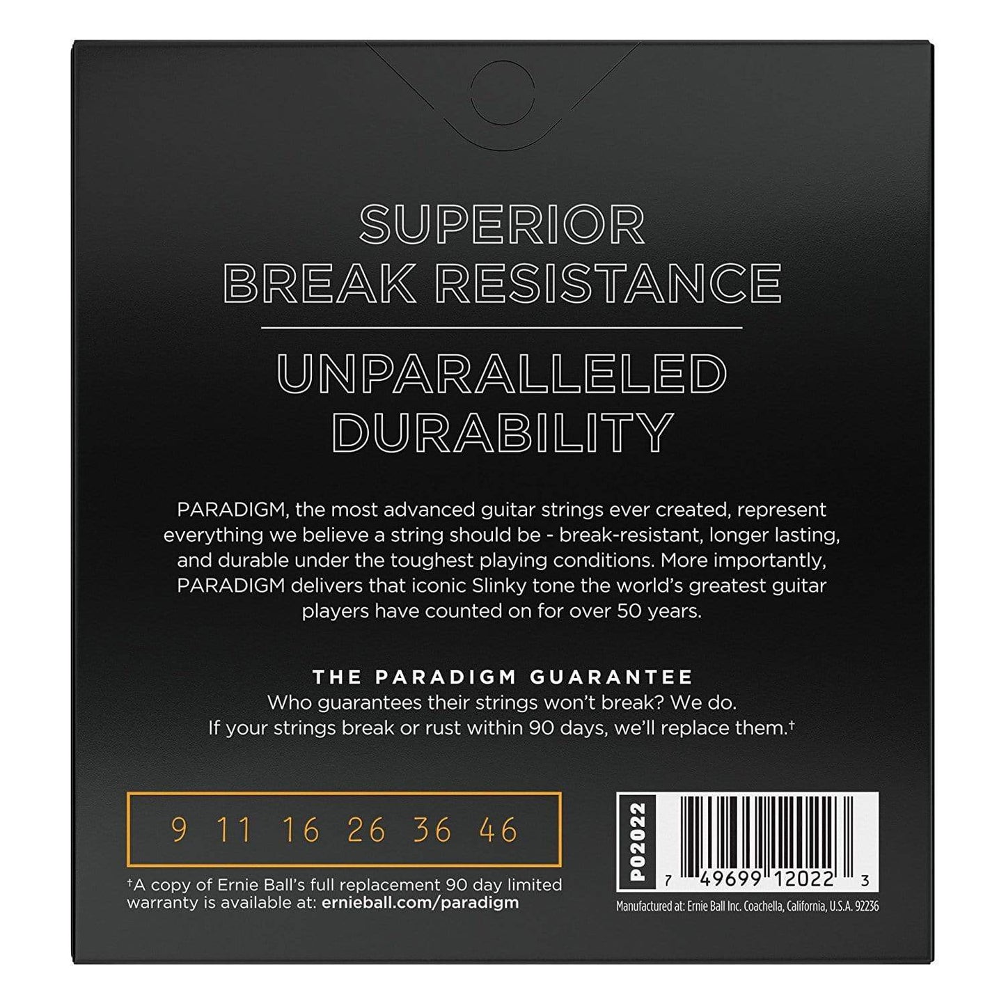 Ernie Ball Paradigm Hybrid Slinky Electric Guitar Strings 9-46 Accessories / Strings / Guitar Strings