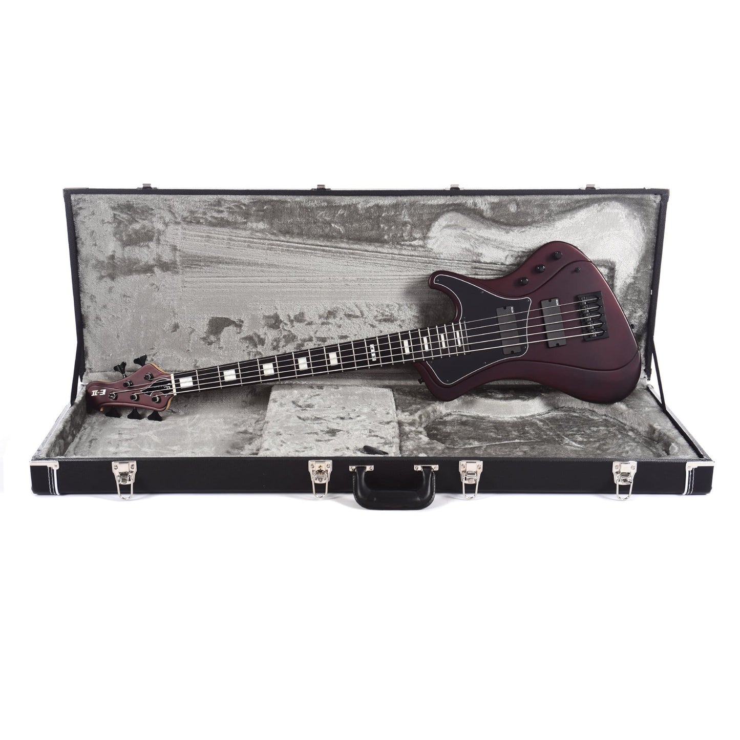 ESP E-II Stream SL-5 Deep Red Metallic Satin Bass Guitars / 5-String or More