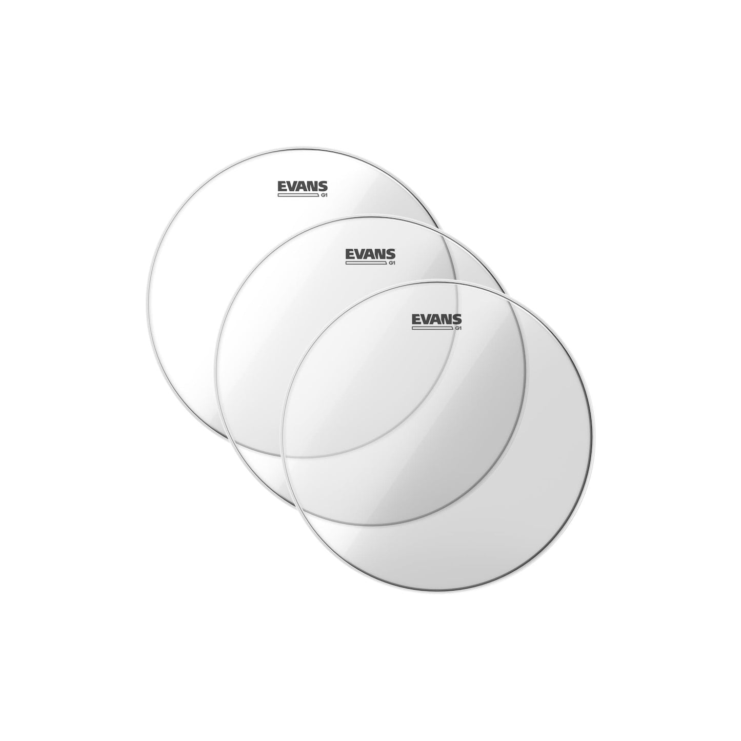 Evans 10" G1 Clear Drumhead (3 Pack Bundle) Drums and Percussion / Parts and Accessories / Heads