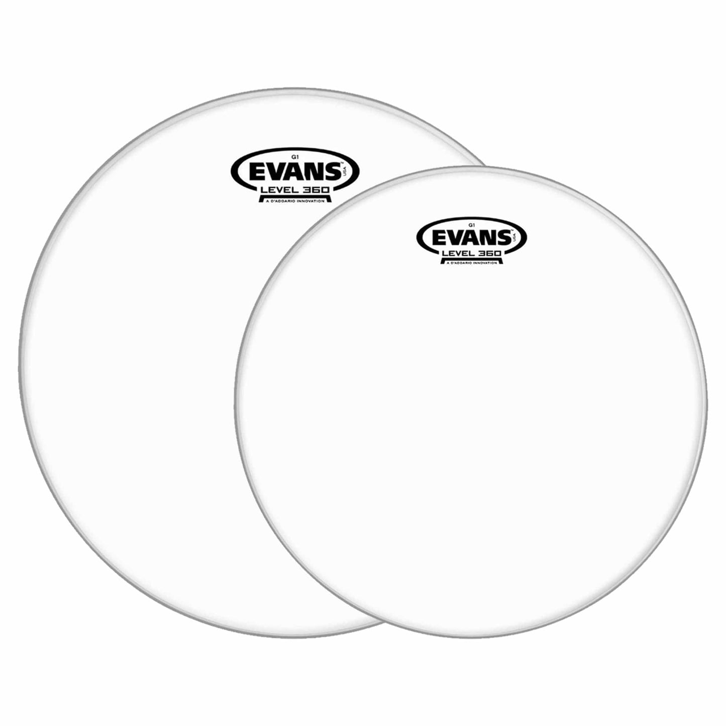 Evans 12/16" G1 Clear Drumhead (2 Pack Bundle) Drums and Percussion / Parts and Accessories / Heads