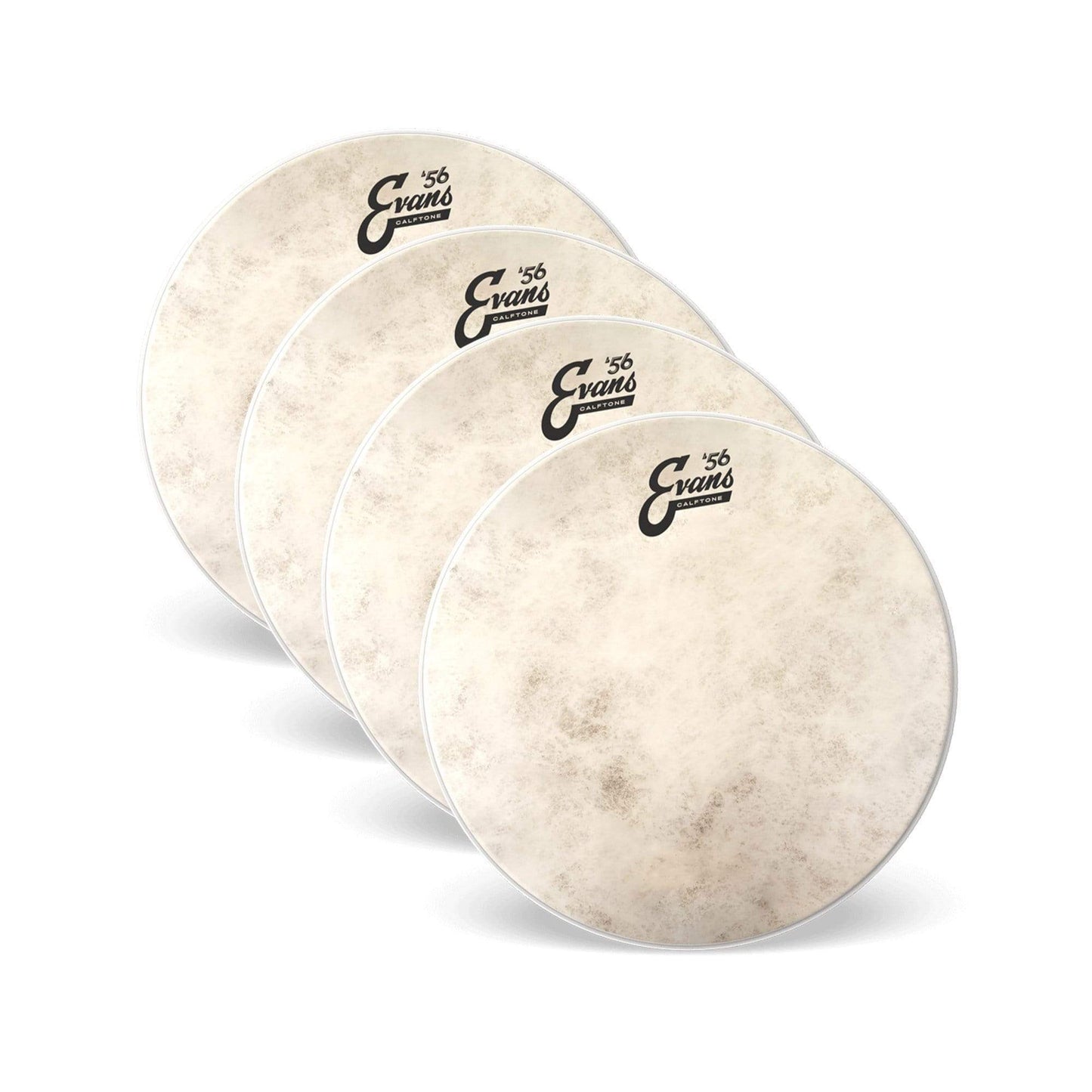 Evans 12" Calftone Tom Head (4 Pack Bundle) Drums and Percussion / Parts and Accessories / Heads