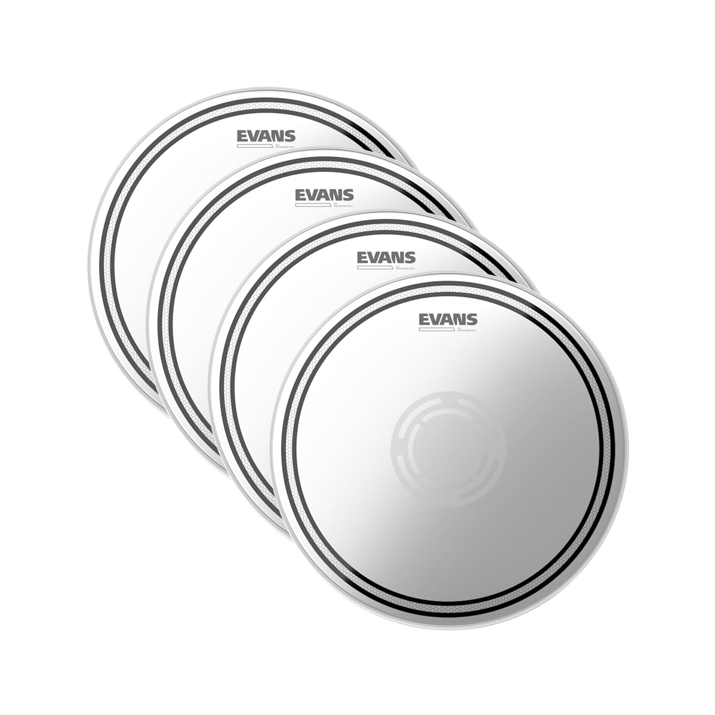 Evans 12" EC Reverse Dot Snare Drum Batter Head (4 Pack Bundle) Drums and Percussion / Parts and Accessories / Heads