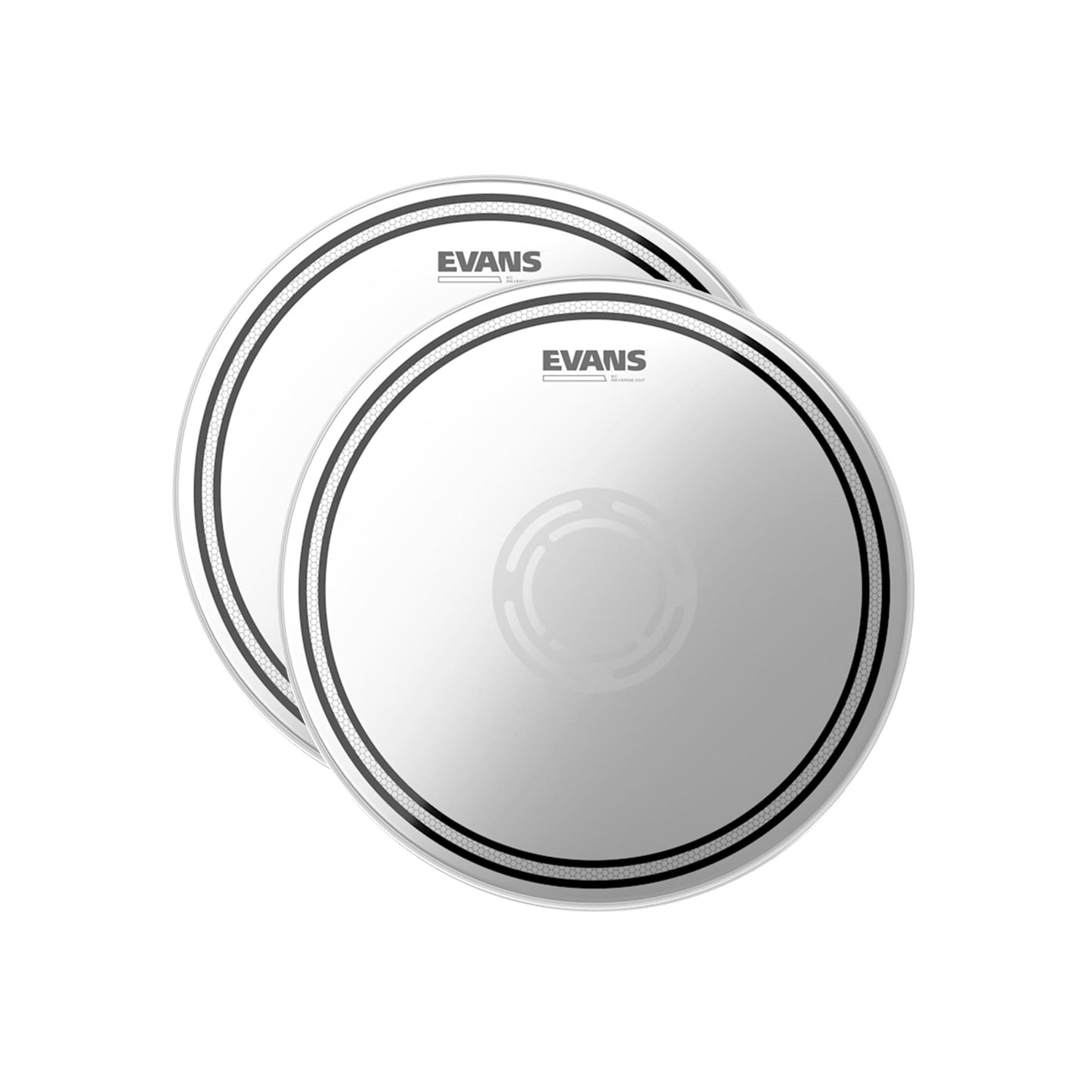 Evans 13" EC Reverse Dot Snare Drum Batter Head (2 Pack Bundle) Drums and Percussion / Parts and Accessories / Heads
