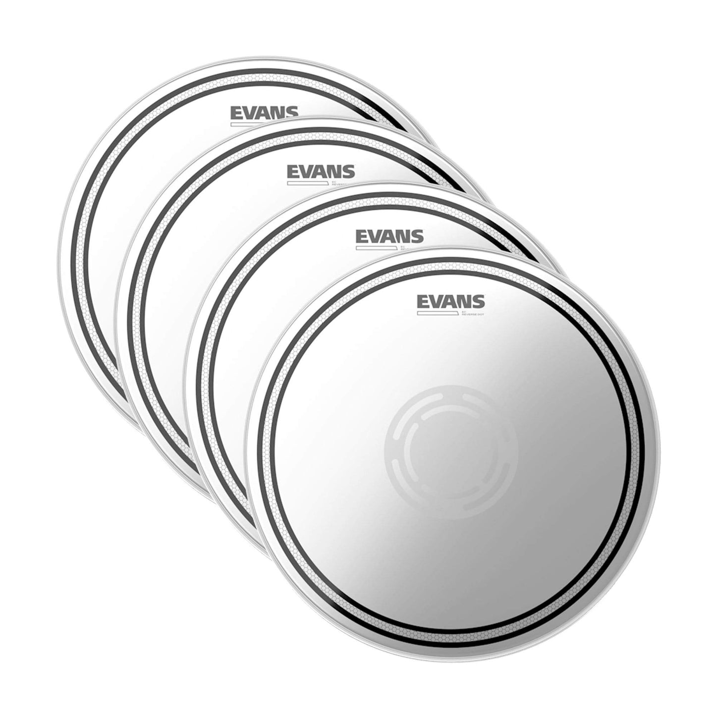 Evans 13" EC Reverse Dot Snare Drum Batter Head (4 Pack Bundle) Drums and Percussion / Parts and Accessories / Heads