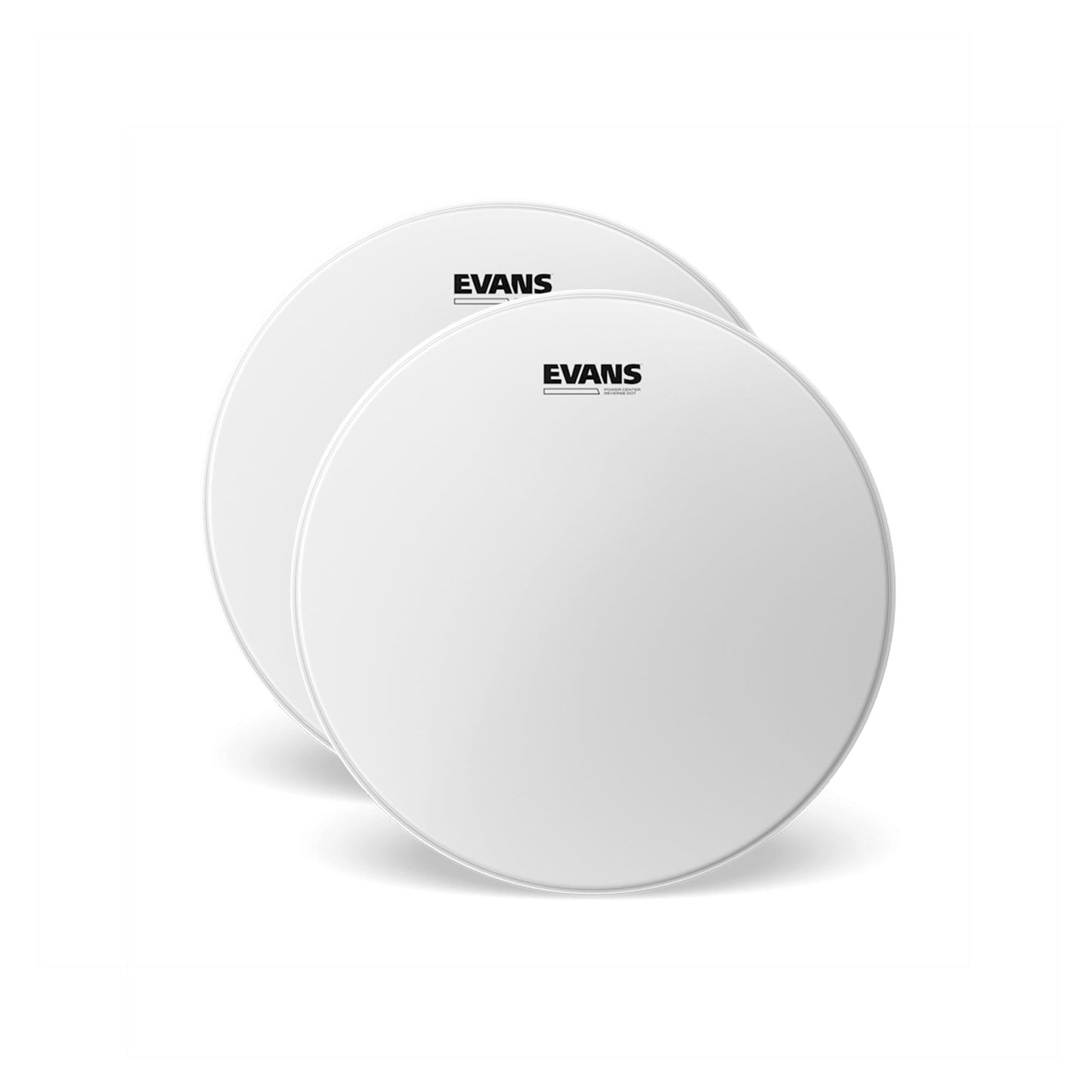 Evans 13" Power Center Reverse Dot Coated (2 Pack Bundle) Drums and Percussion / Parts and Accessories / Heads