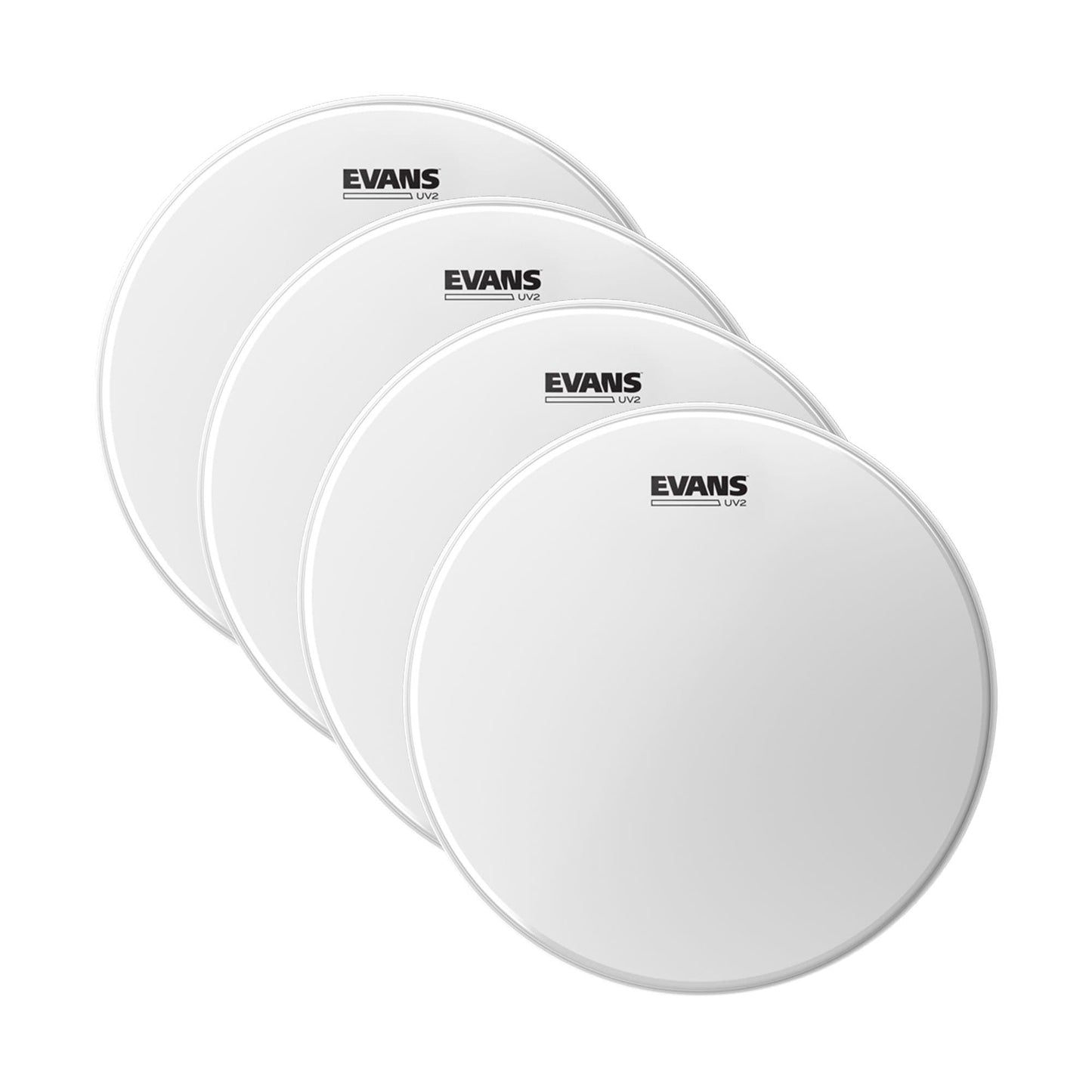 Evans 13" UV2 Coated Drum Head (4 Pack Bundle) Drums and Percussion / Parts and Accessories / Heads