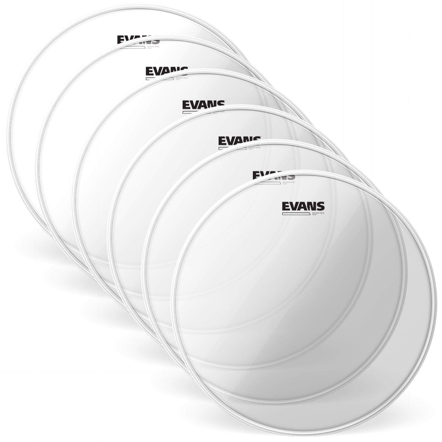 Evans 14" Clear 500 Snare Side (6 Pack Bundle) Drums and Percussion / Parts and Accessories / Heads