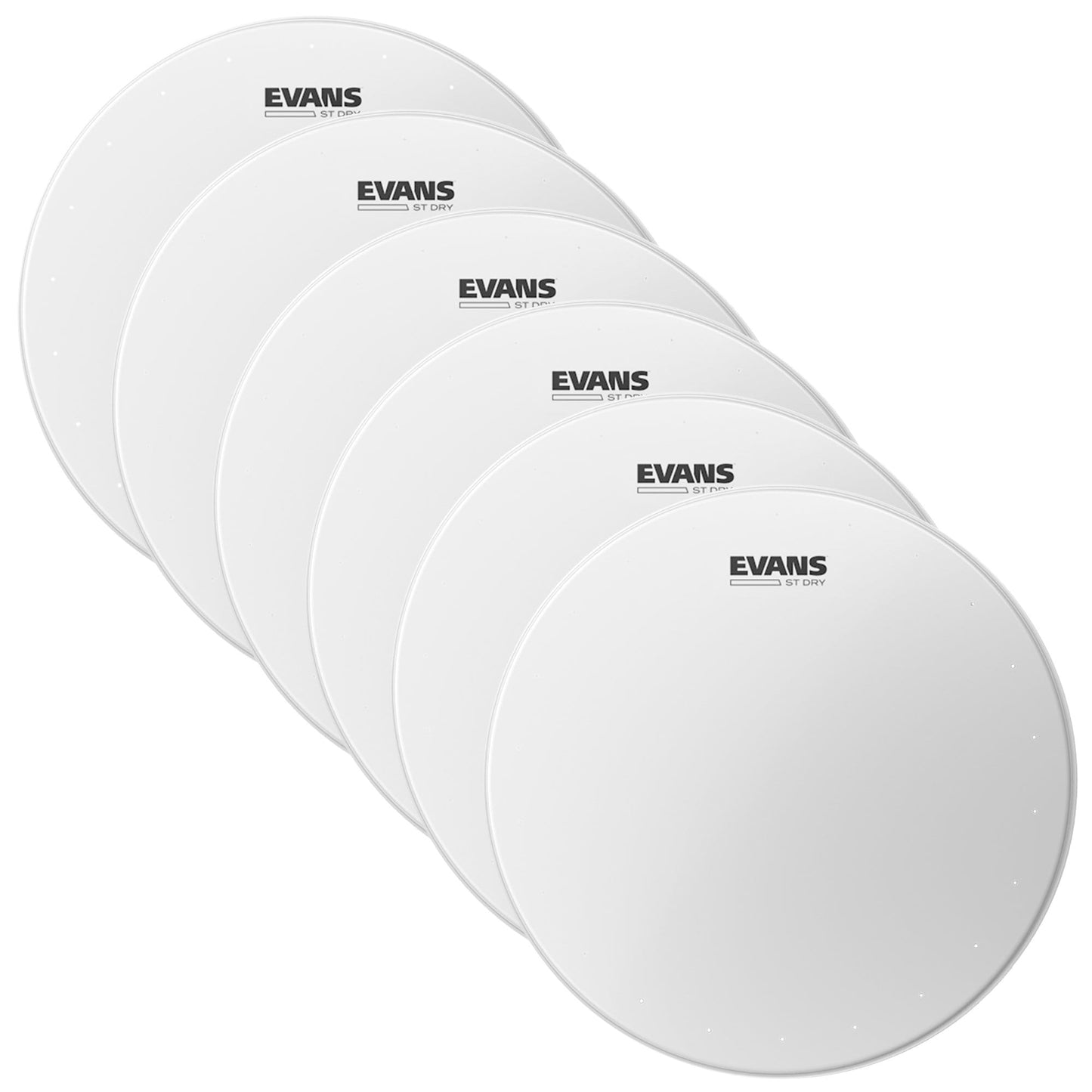 Evans 14" ST Dry Snare Drum Batter Head (6 Pack Bundle) Drums and Percussion / Parts and Accessories / Heads