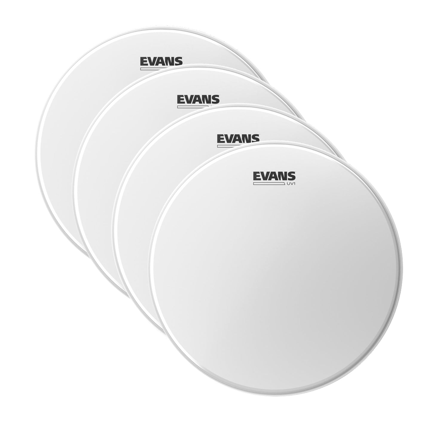 Evans 14" UV1 Coated Head (4 Pack Bundle) Drums and Percussion / Parts and Accessories / Heads