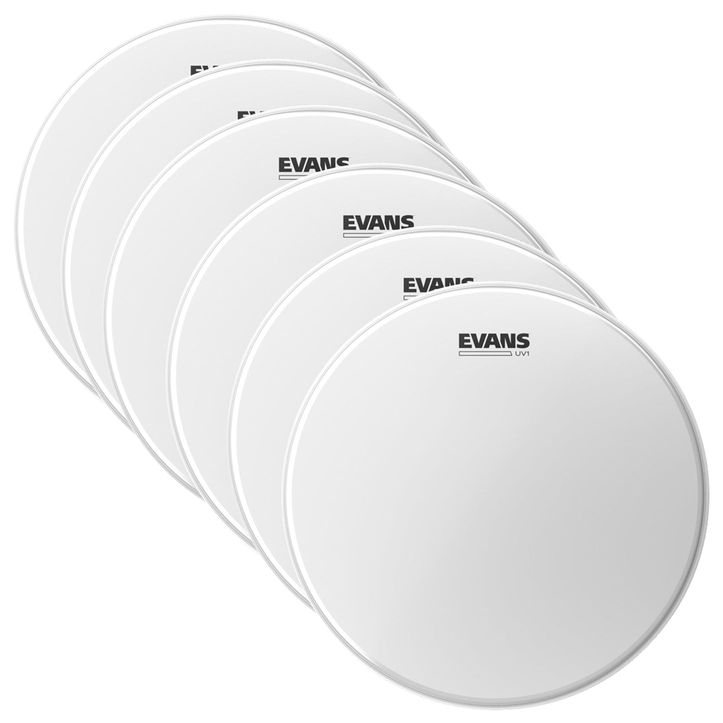 Evans 14" UV1 Coated Head (6 Pack Bundle) Drums and Percussion / Parts and Accessories / Heads