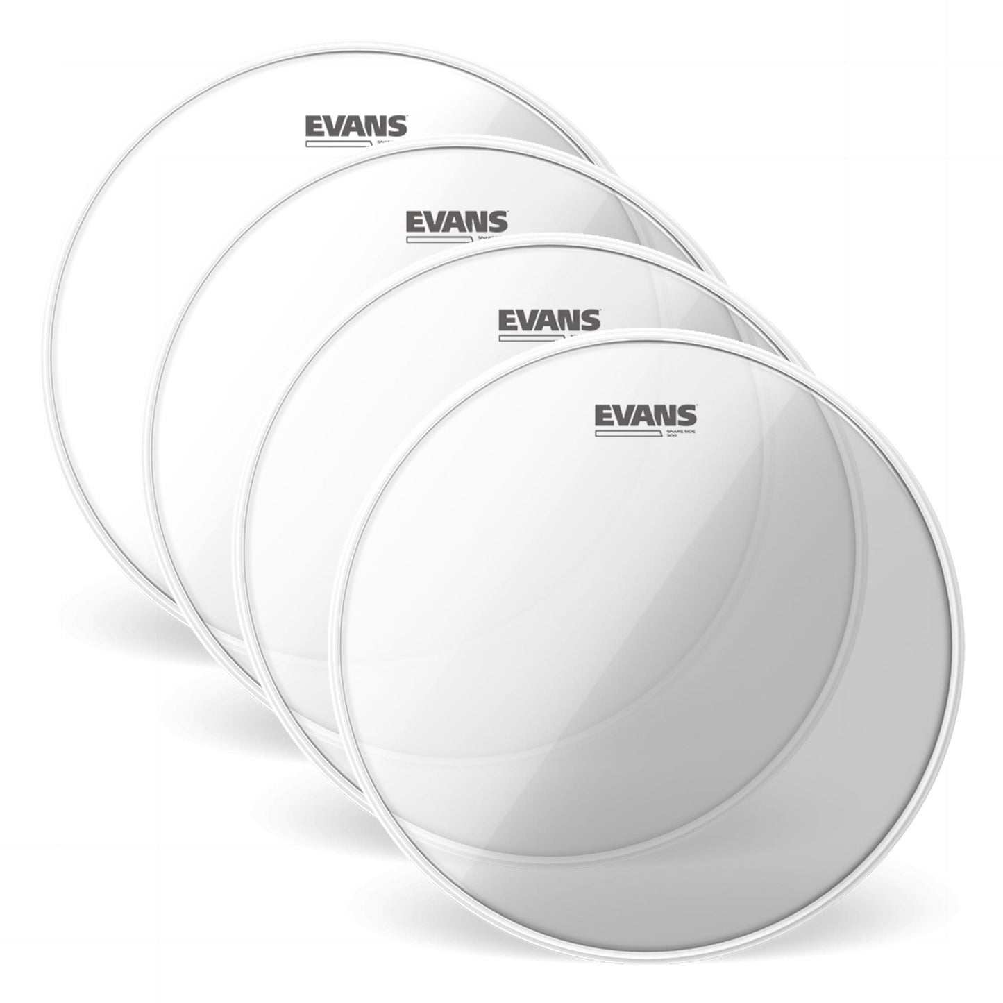 Evans 15" Hazy 300 Snare Side (4 Pack Bundle) Drums and Percussion / Parts and Accessories / Heads
