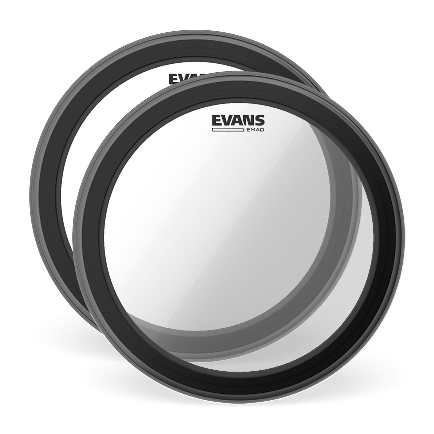 Evans 18" EMAD Batter Clear (2 Pack Bundle) Drums and Percussion / Parts and Accessories / Heads