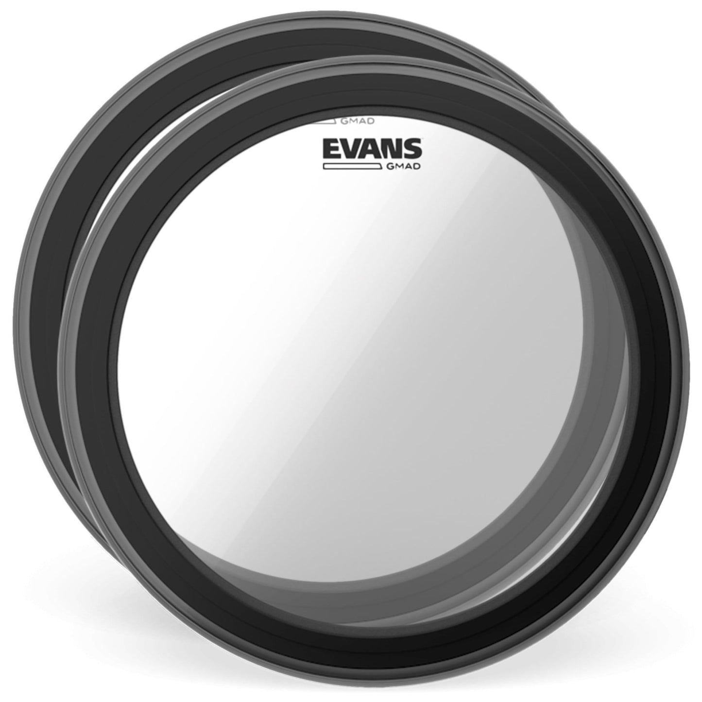 Evans 22" GMAD Bass Drum Batter Head Clear (2 Pack Bundle) Drums and Percussion / Parts and Accessories / Heads