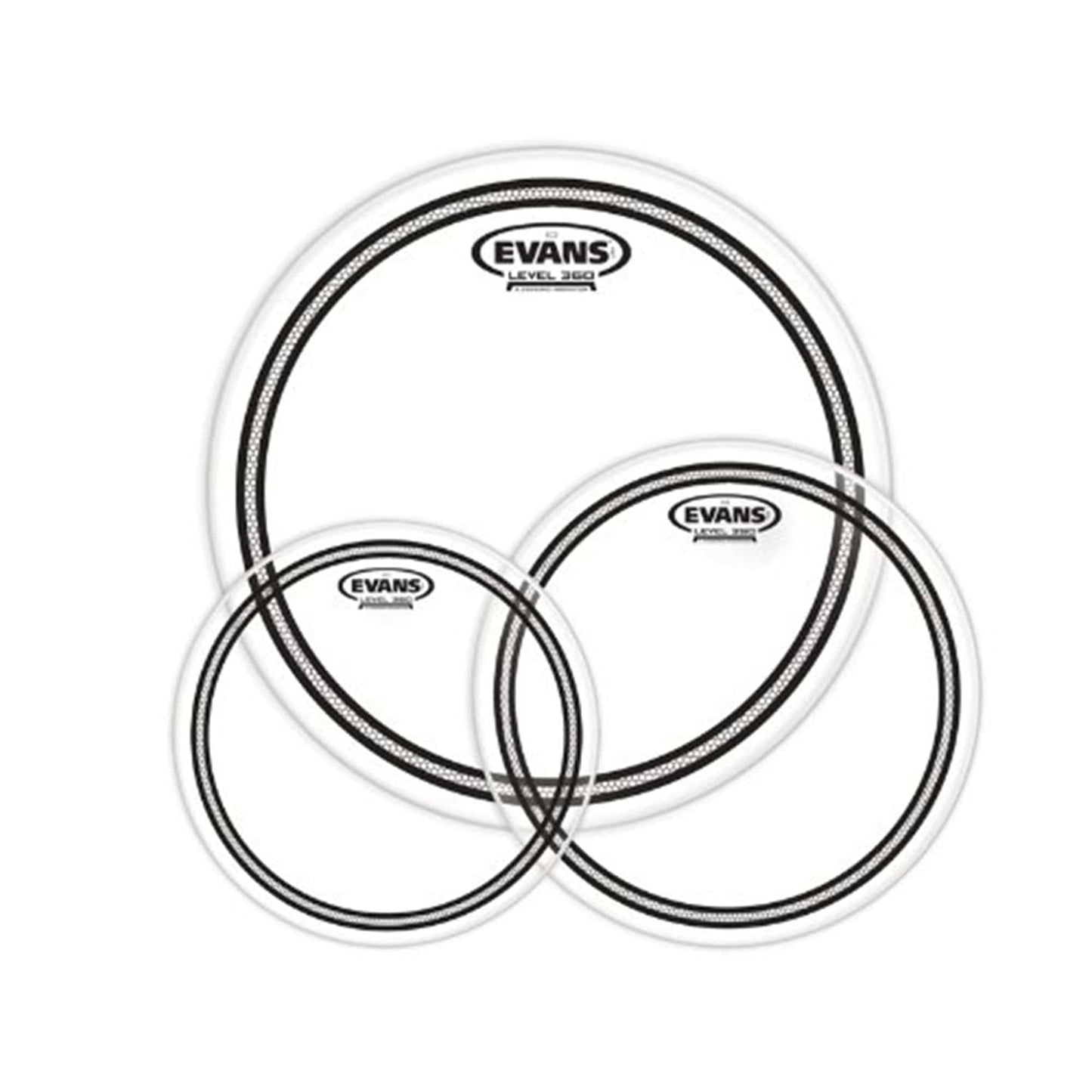 Evans EC2S Clear Rock Drumhead Pack (10/12/16) Drums and Percussion / Parts and Accessories / Heads