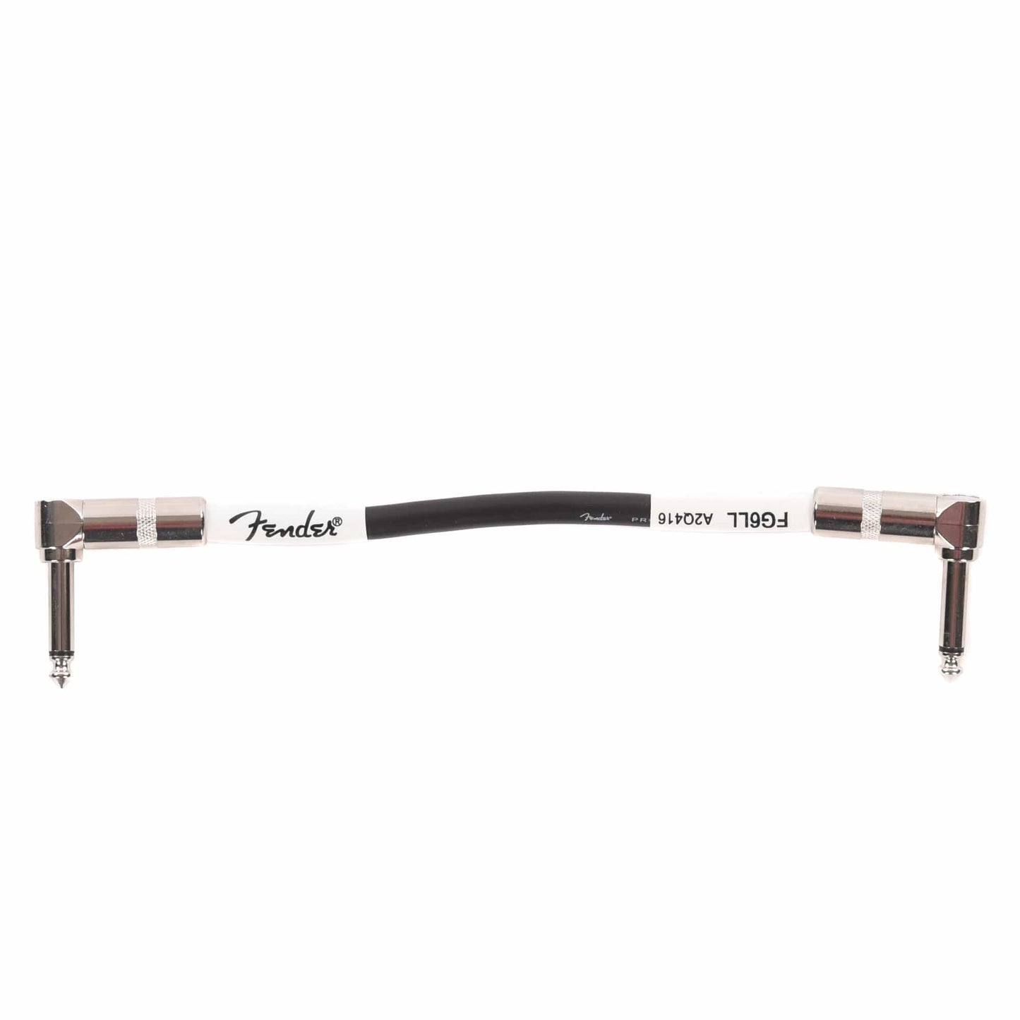 Fender Custom Shop 6" Instrument Patch Cable A/A Black Accessories / Cables