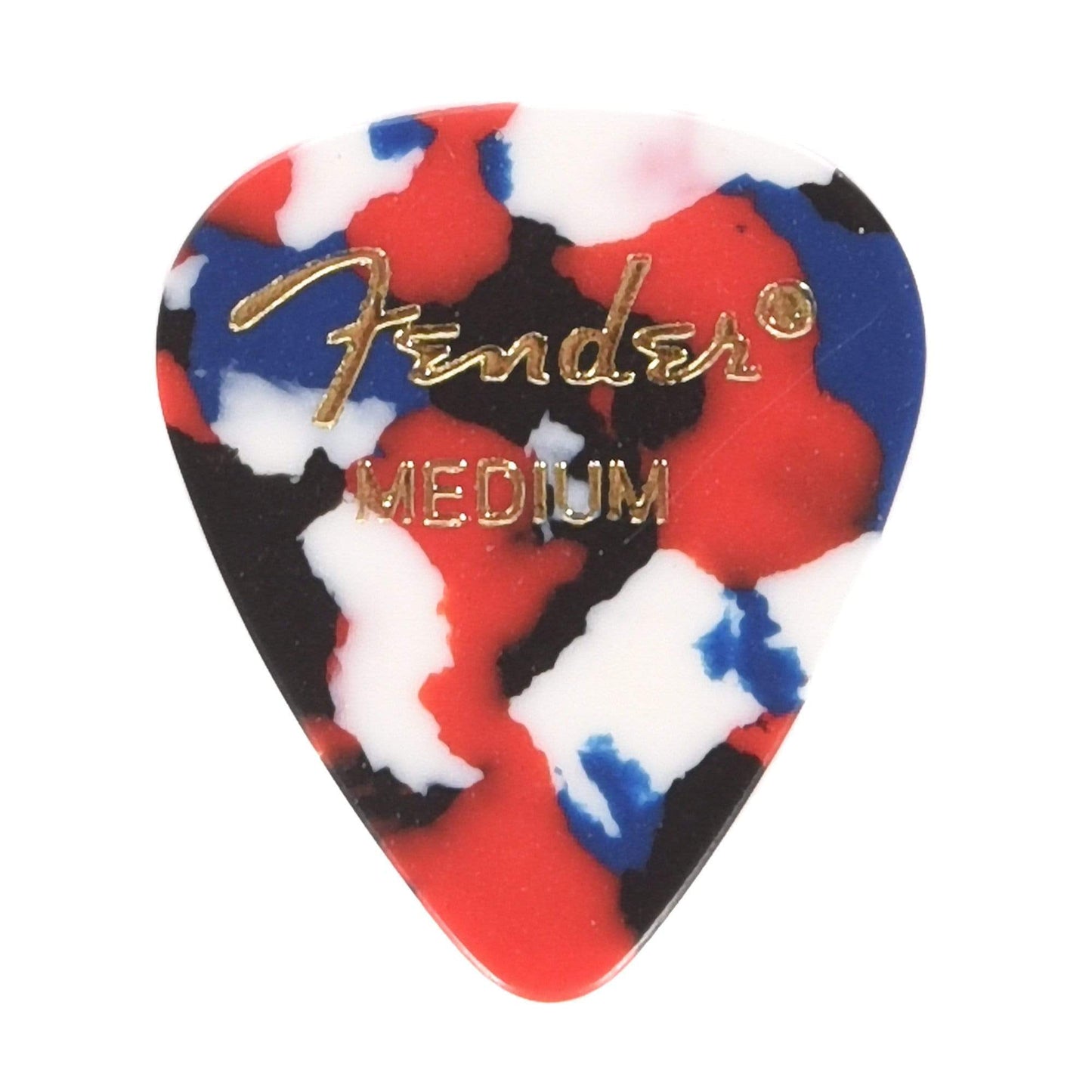 Fender 351 Picks Confetti Medium 4 Pack (48) Bundle Accessories / Picks