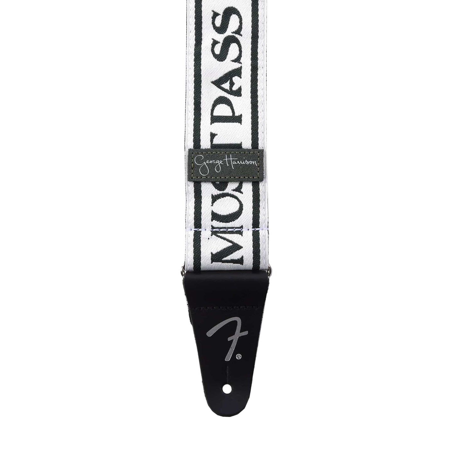 Fender George Harrison All Things Must Pass Logo Strap White/Black 2" Accessories / Straps