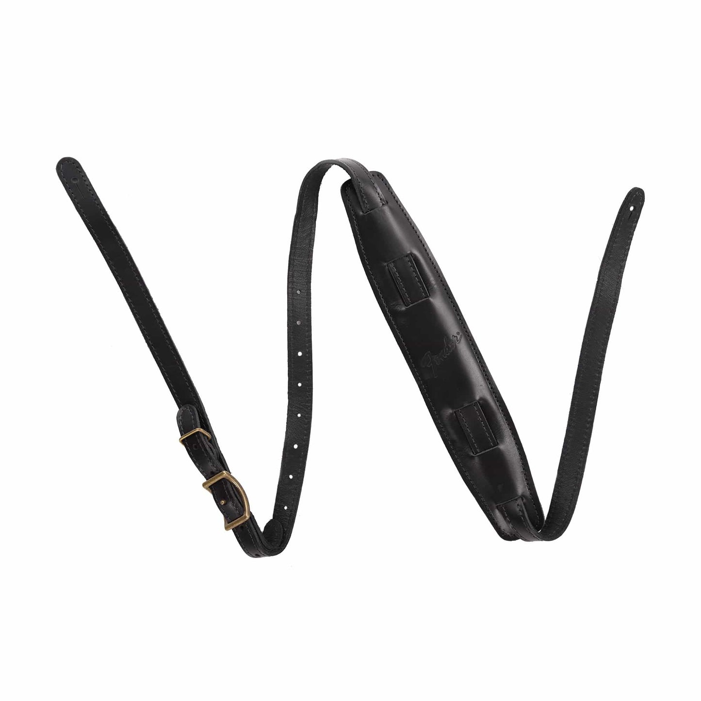 Fender Mustang Saddle Strap Black Accessories / Straps