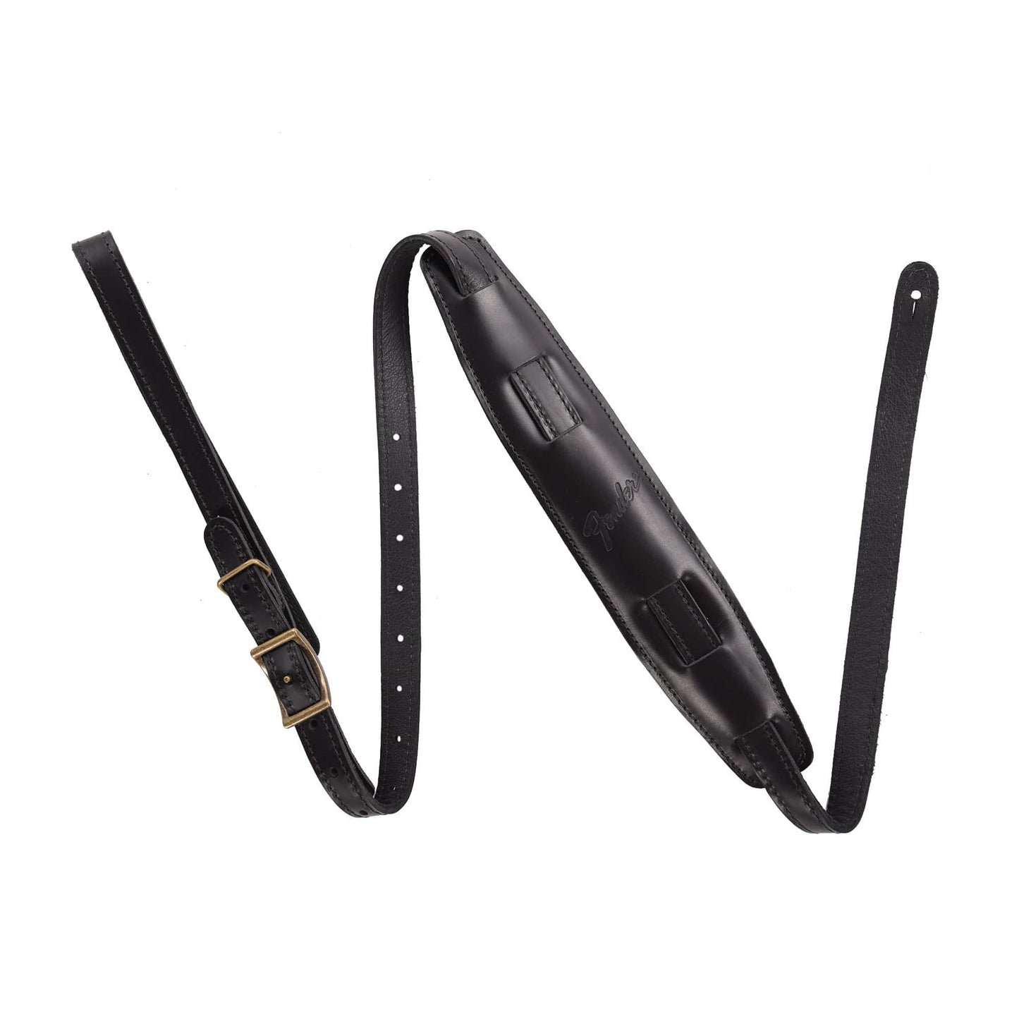 Fender Mustang Saddle Strap Black Long Accessories / Straps